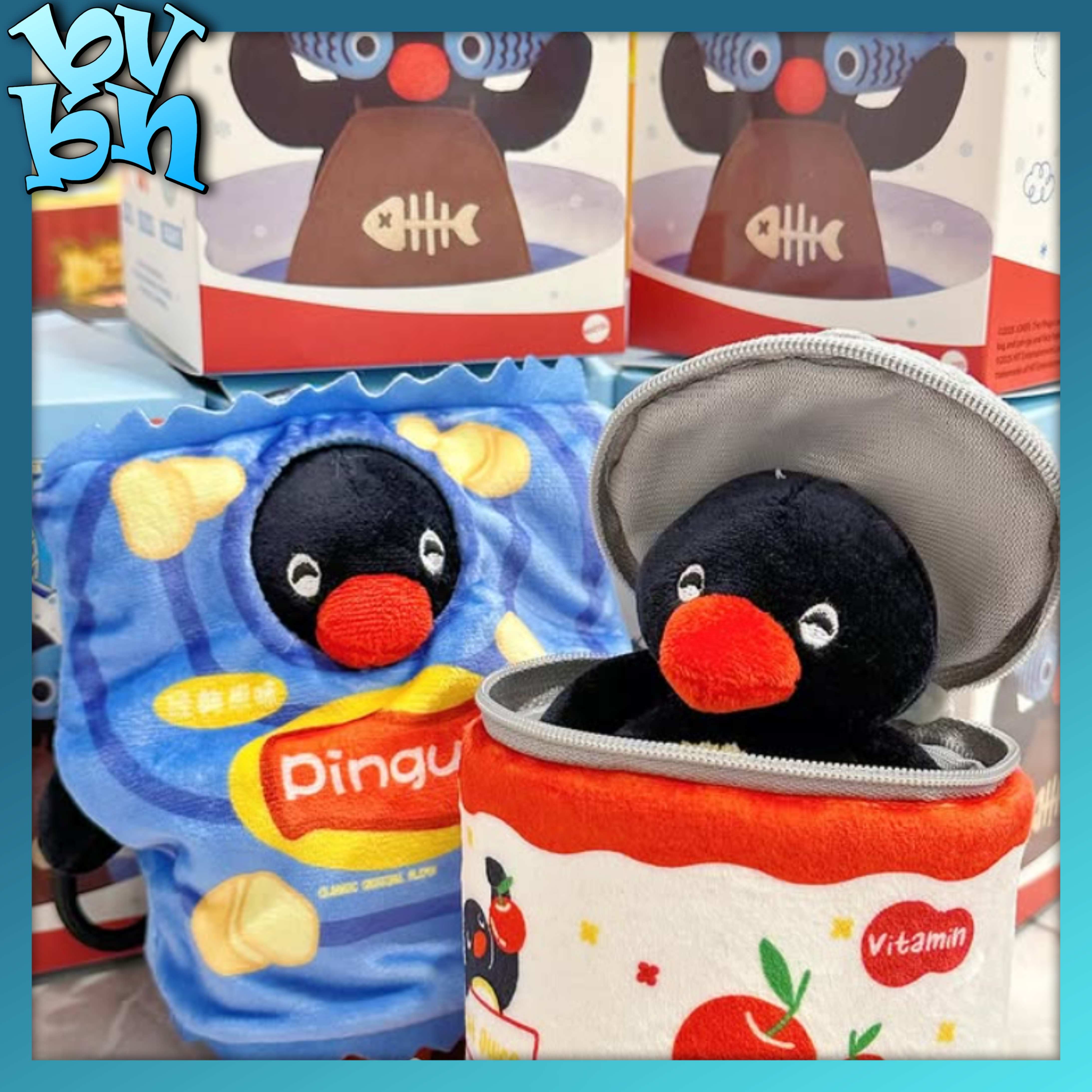 Pingu Hide And Seek Plush Pendant Blindbox Series