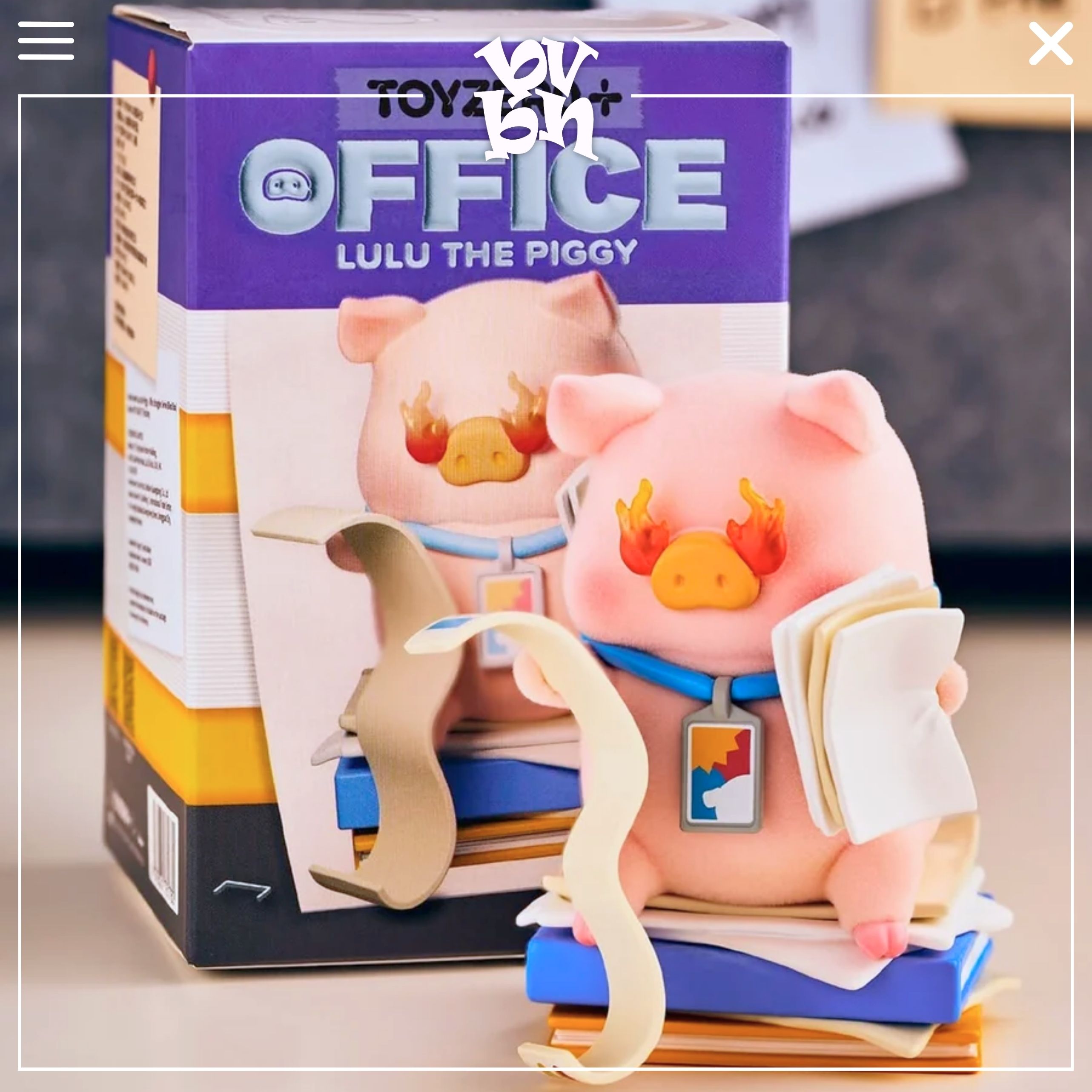 Lulu The Piggy Office Blindbox Series Toyzeroplus