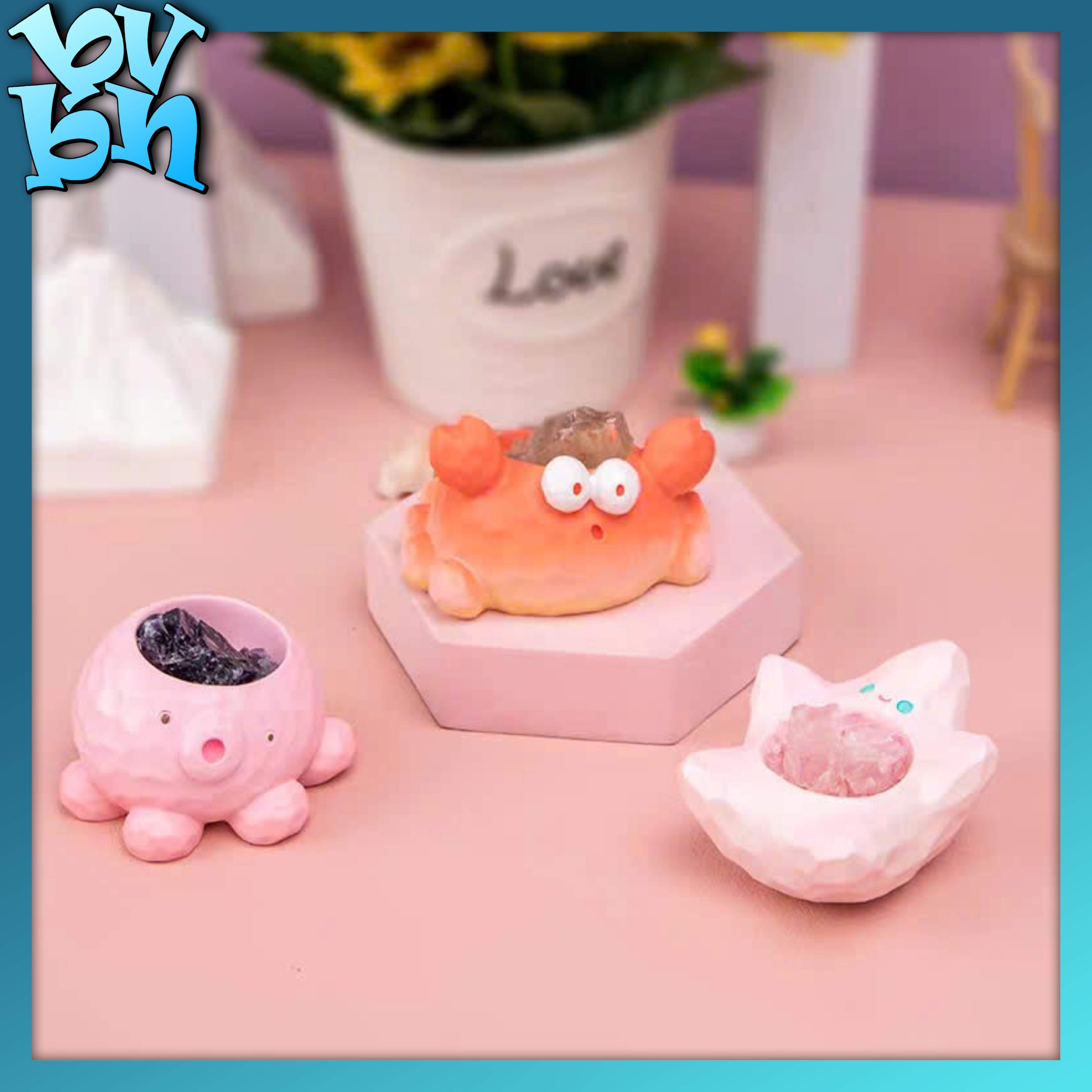 Blue Sea Crystal Stone Blindbox Series Đá Năng Lượng