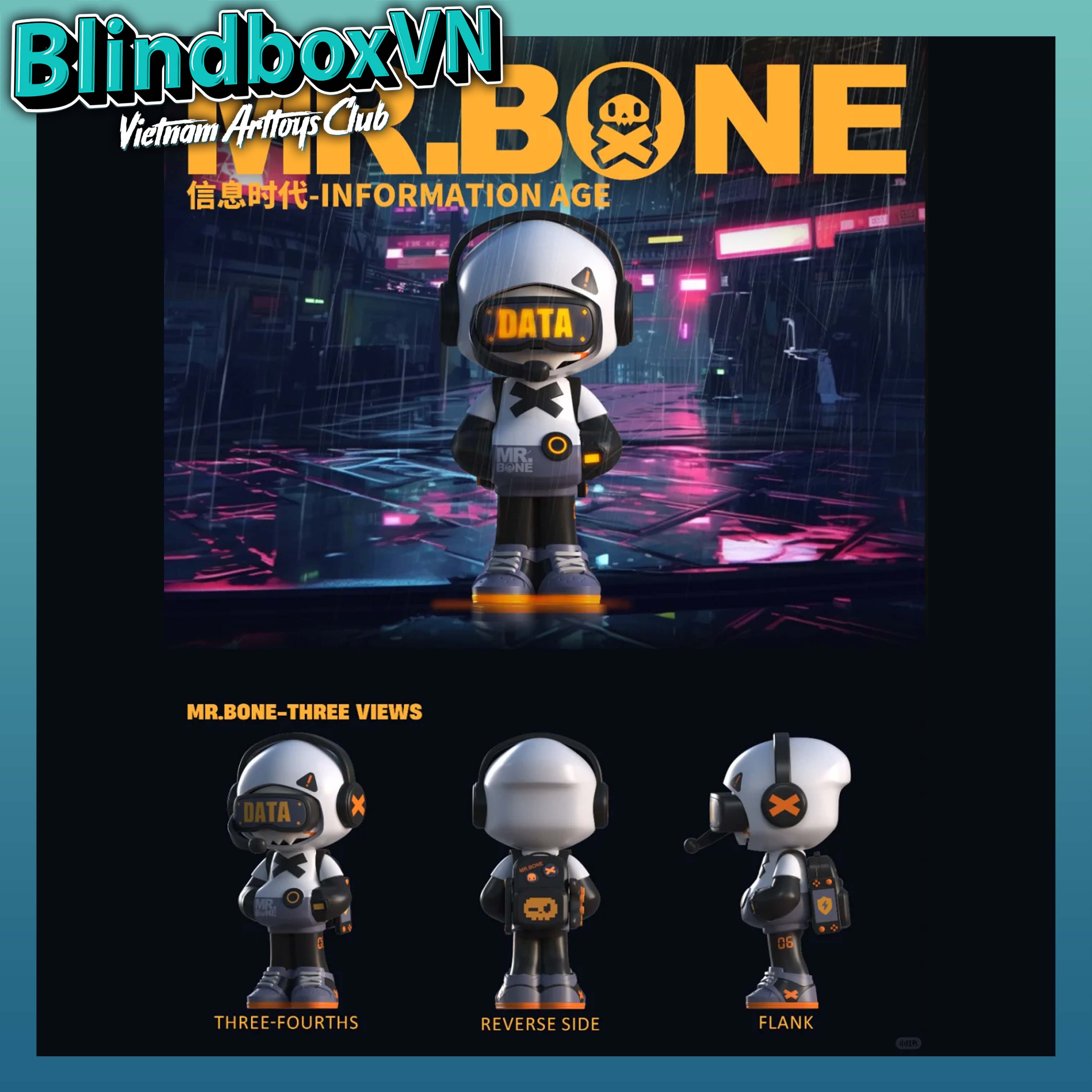 Mr.Bone A Journey Through Time Series 2.0 Blind Box