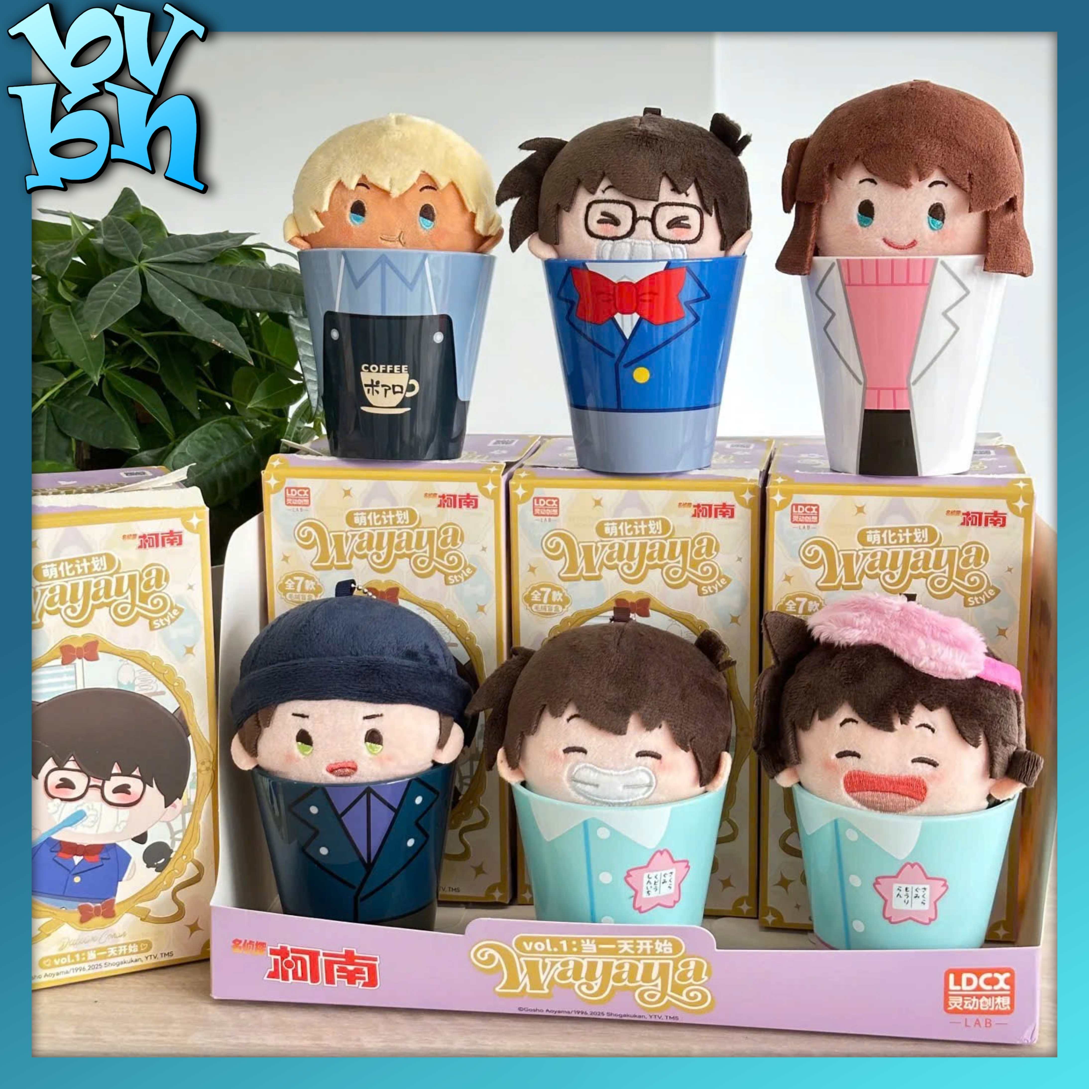 Blindbox Detective Conan Wayaya Style Vol. 1 - Kèm Ly Và Bàn Chải Đánh Răng (LDCX)