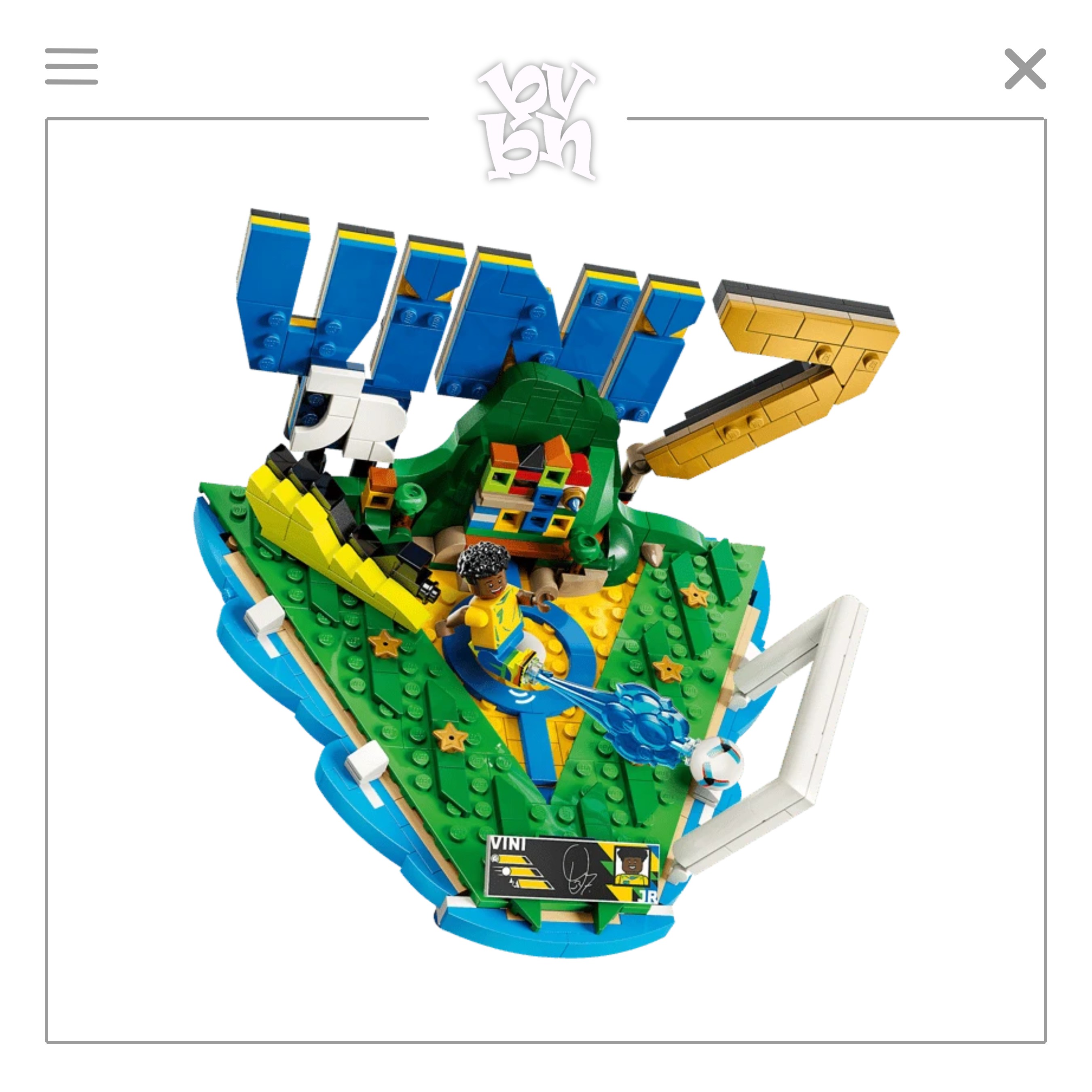 Đồ Chơi Lắp Ráp Biểu Tượng Sân Cỏ Vini Jr LEGO EDITIONS SPORTS