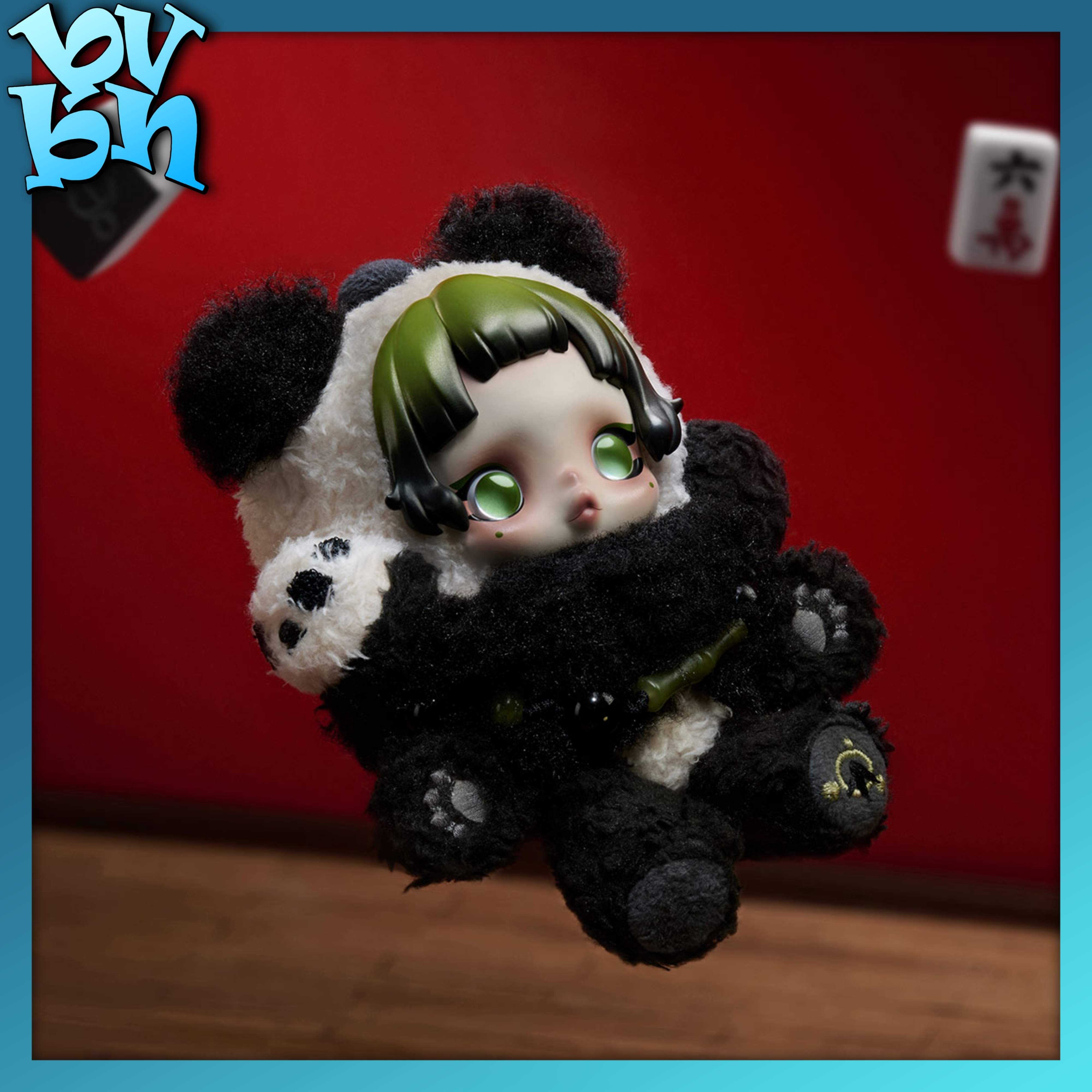 Skullpanda Lazy Panda Plush Doll