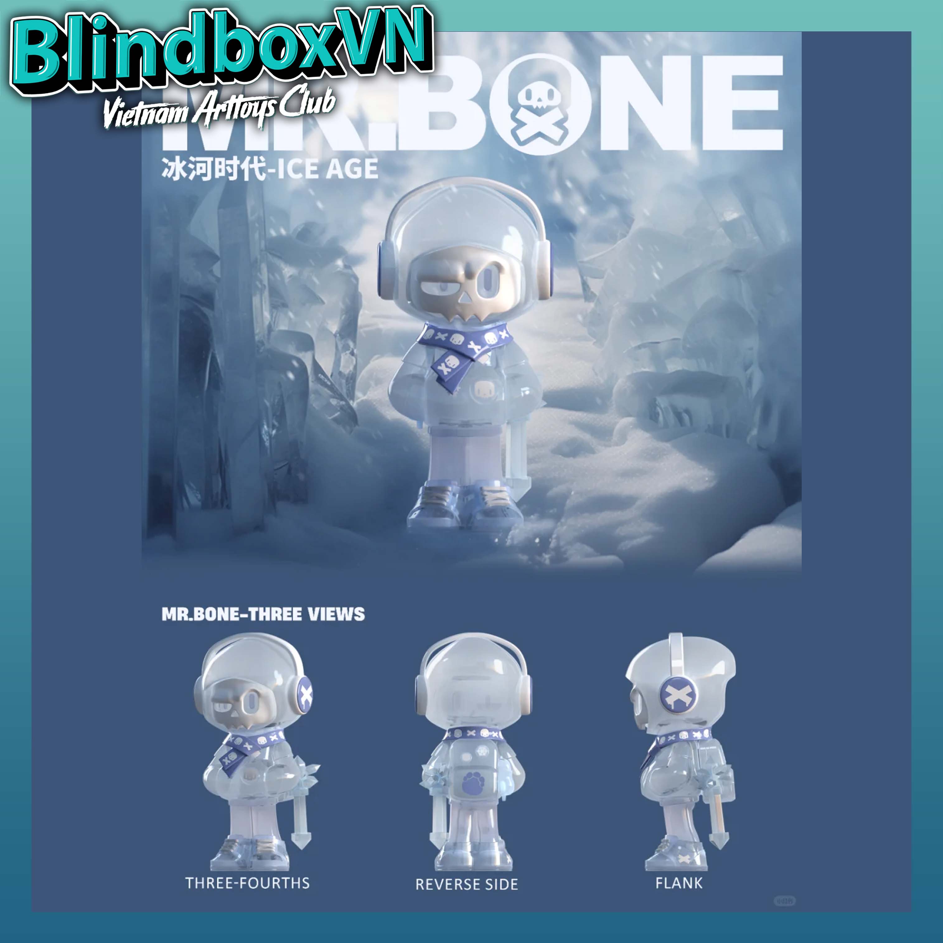 Mr.Bone A Journey Through Time Series 2.0 Blind Box