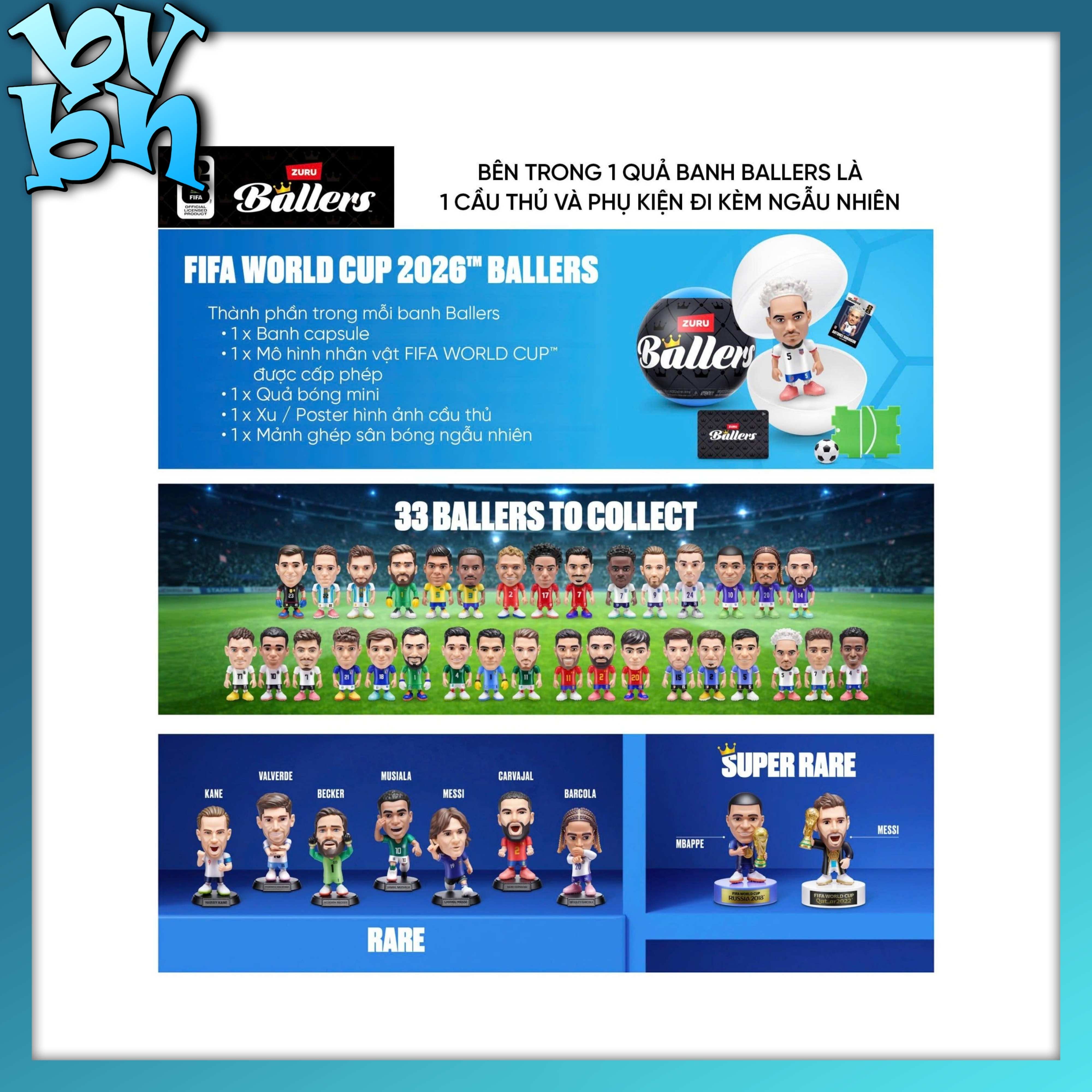 ZURU TOYS FIFA Ballers Global