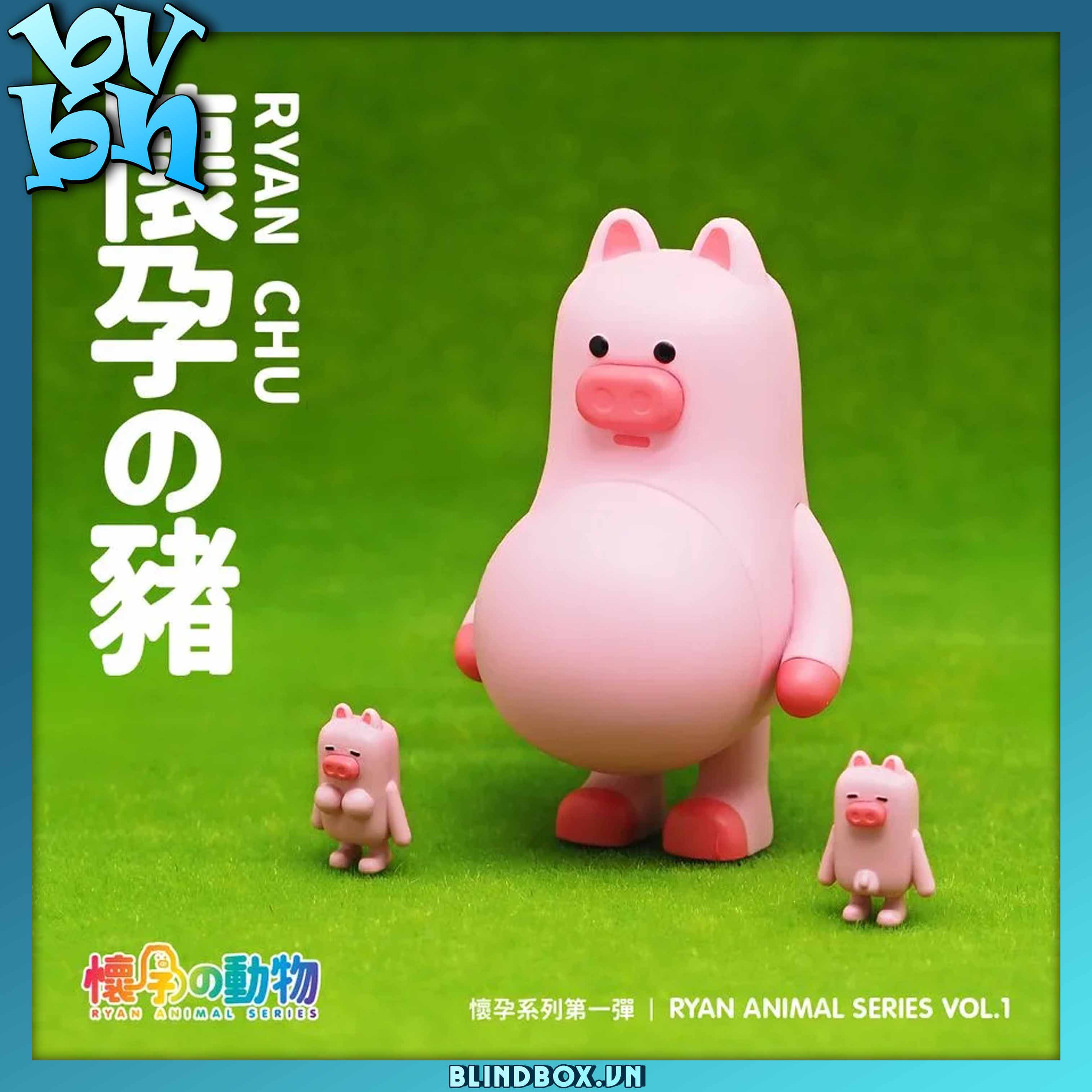 BLIND BOX CÓ BẦU RYAN ANIMAL SERIES 1