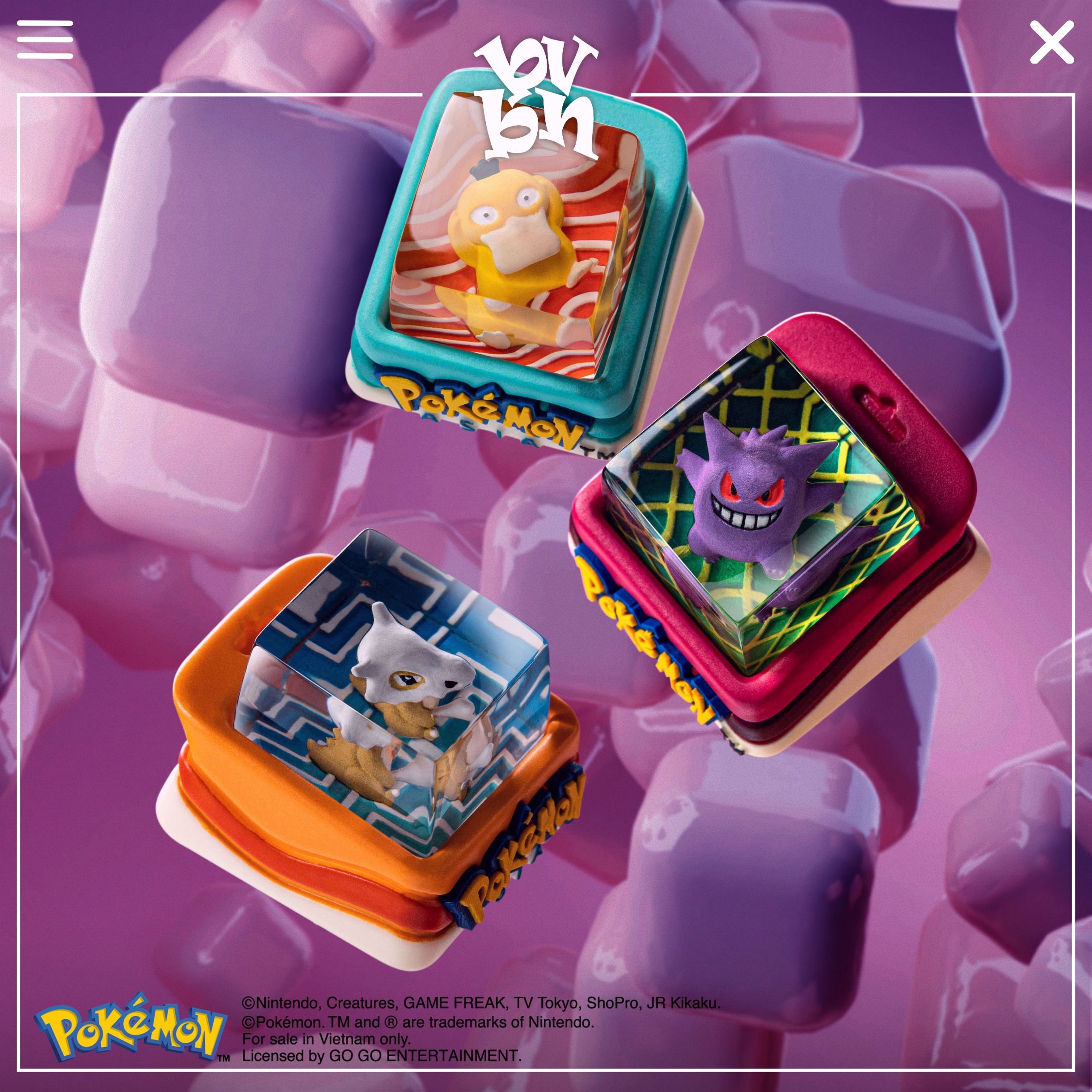 DWARF-FACTORY Pokémon Keycap