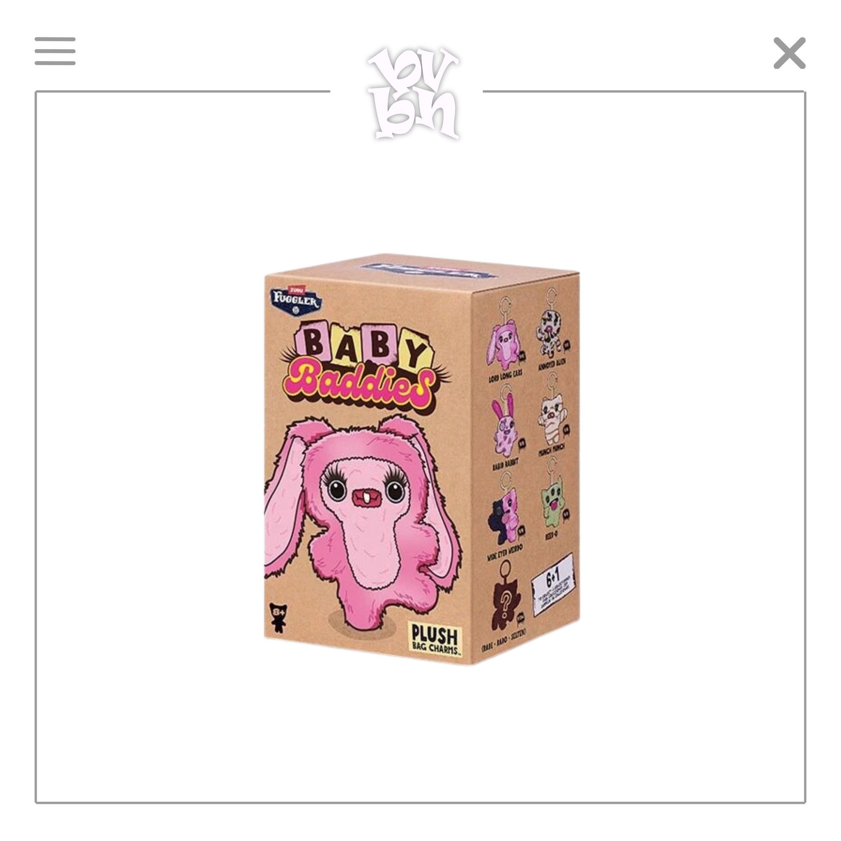Fuggler Baby Baddies Keyring Blind Box Series 3.5"