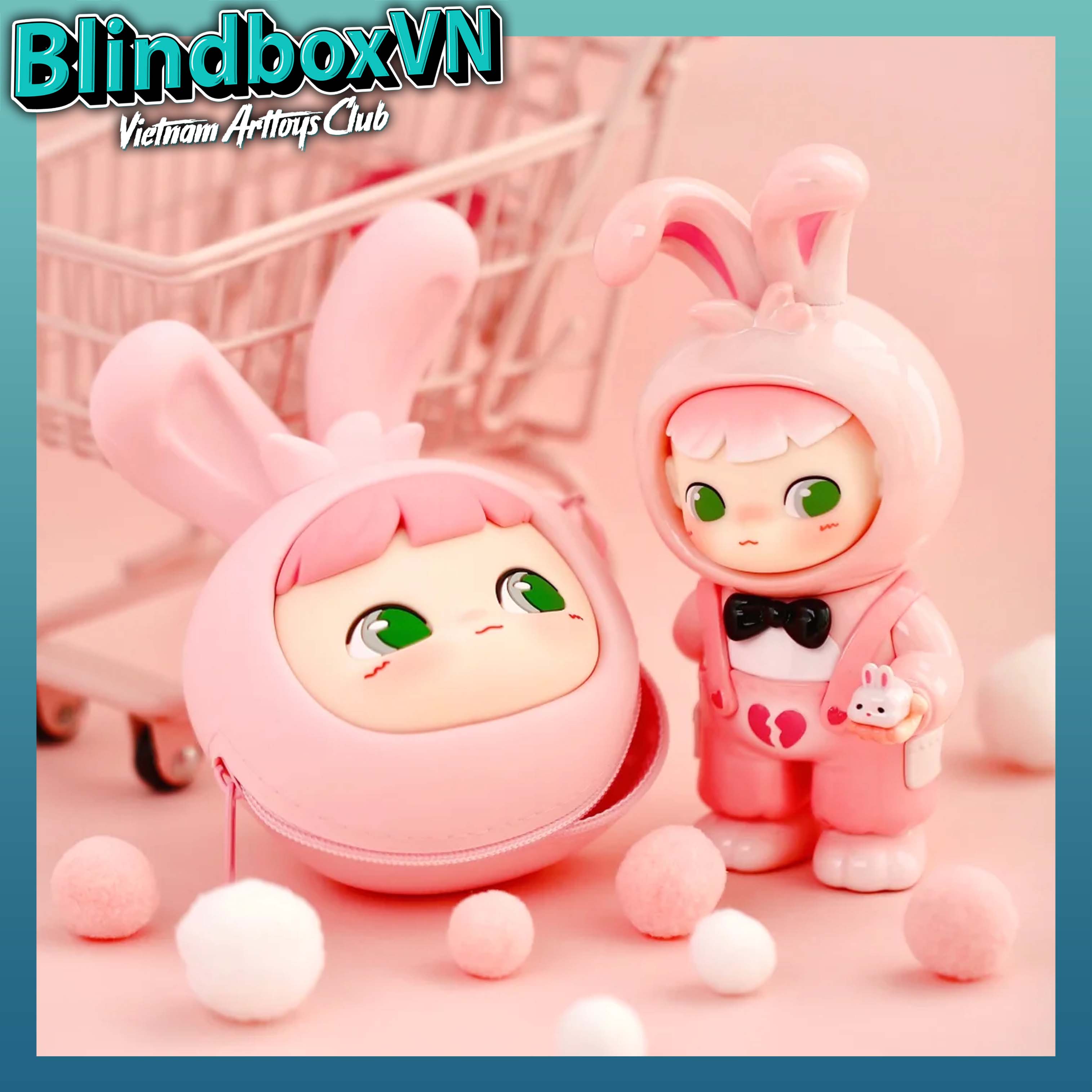 Cimmy Earphone bag -Pink Cimmy