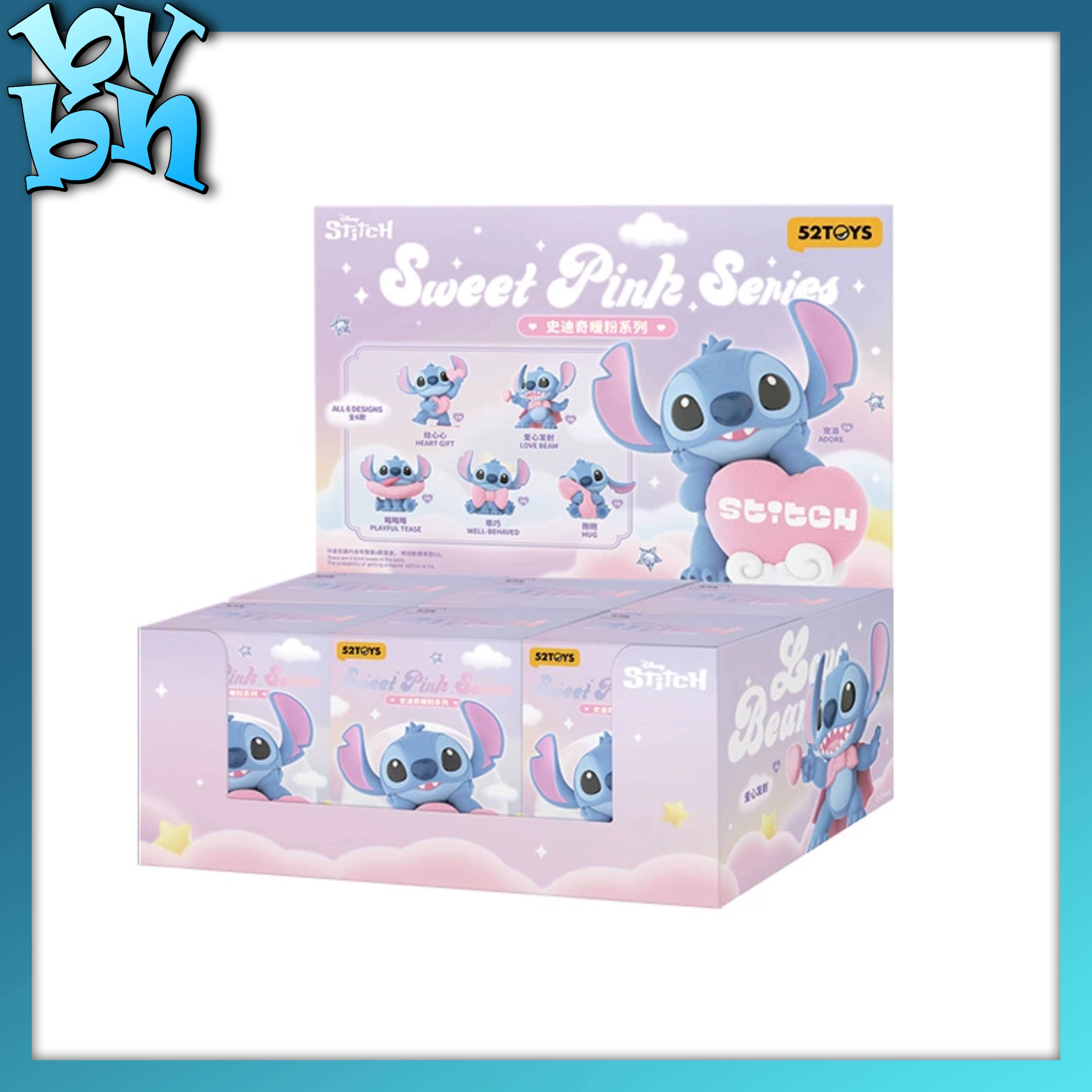 Stitch Sweet Pink Series Blindbox 52TOYS