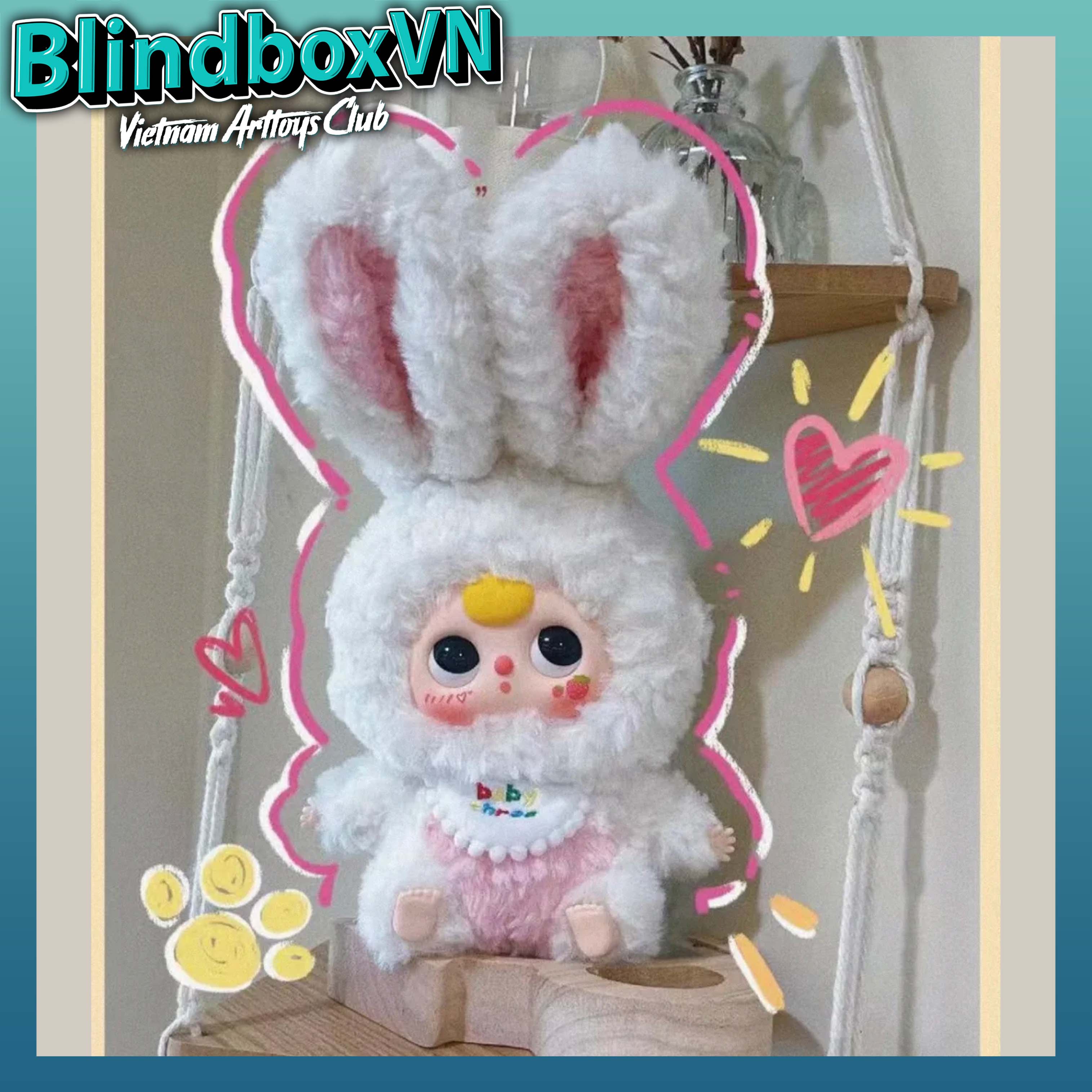 BlindBox Baby Three Lily Rabbit Town Thỏ Thị Trấn ( Chính Hãng )
