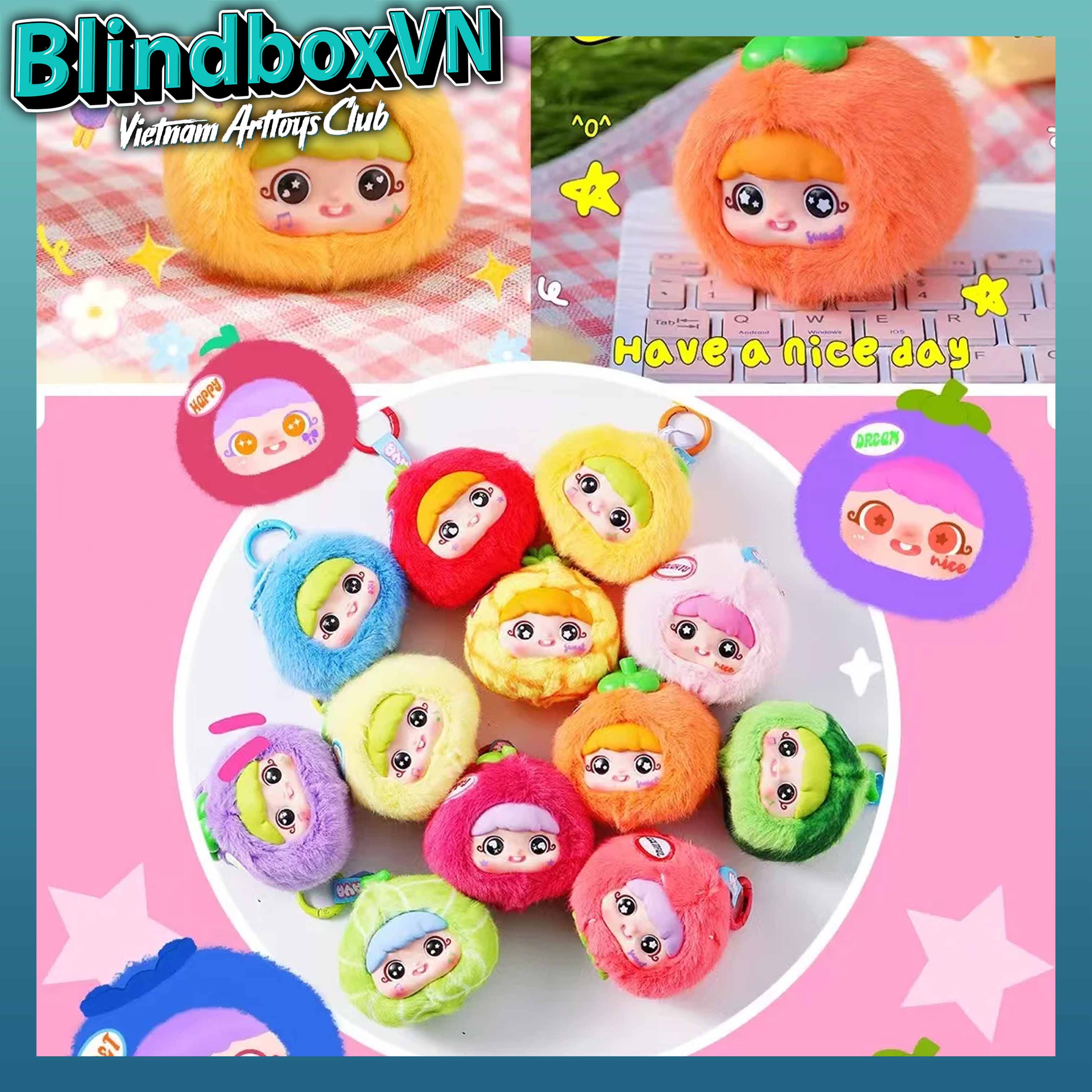 Yaya Fun Blindbox Yaya Mini Fun Fruit Series ( Chính Hãng )
