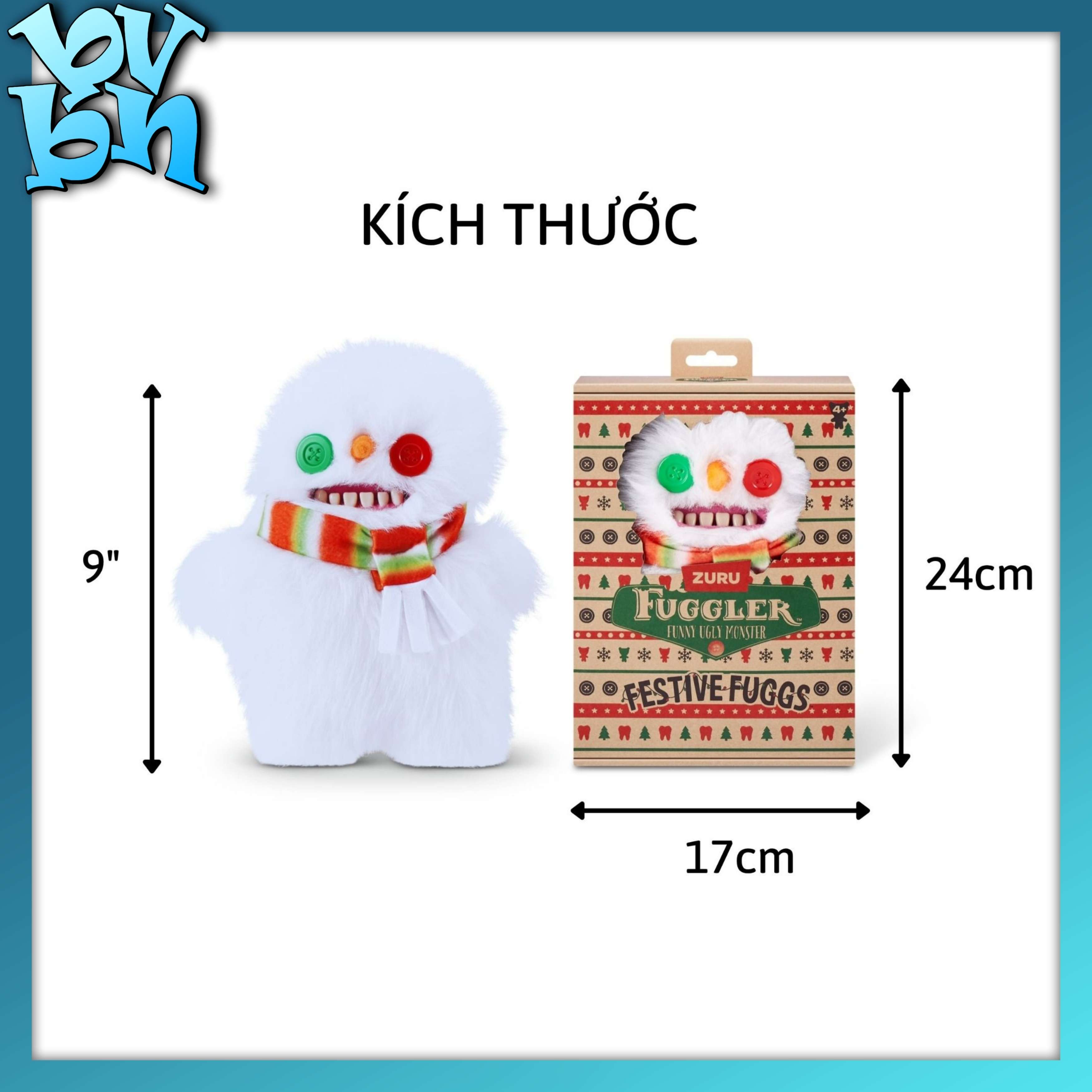 Fuggler Festive Fuggs 9" Series