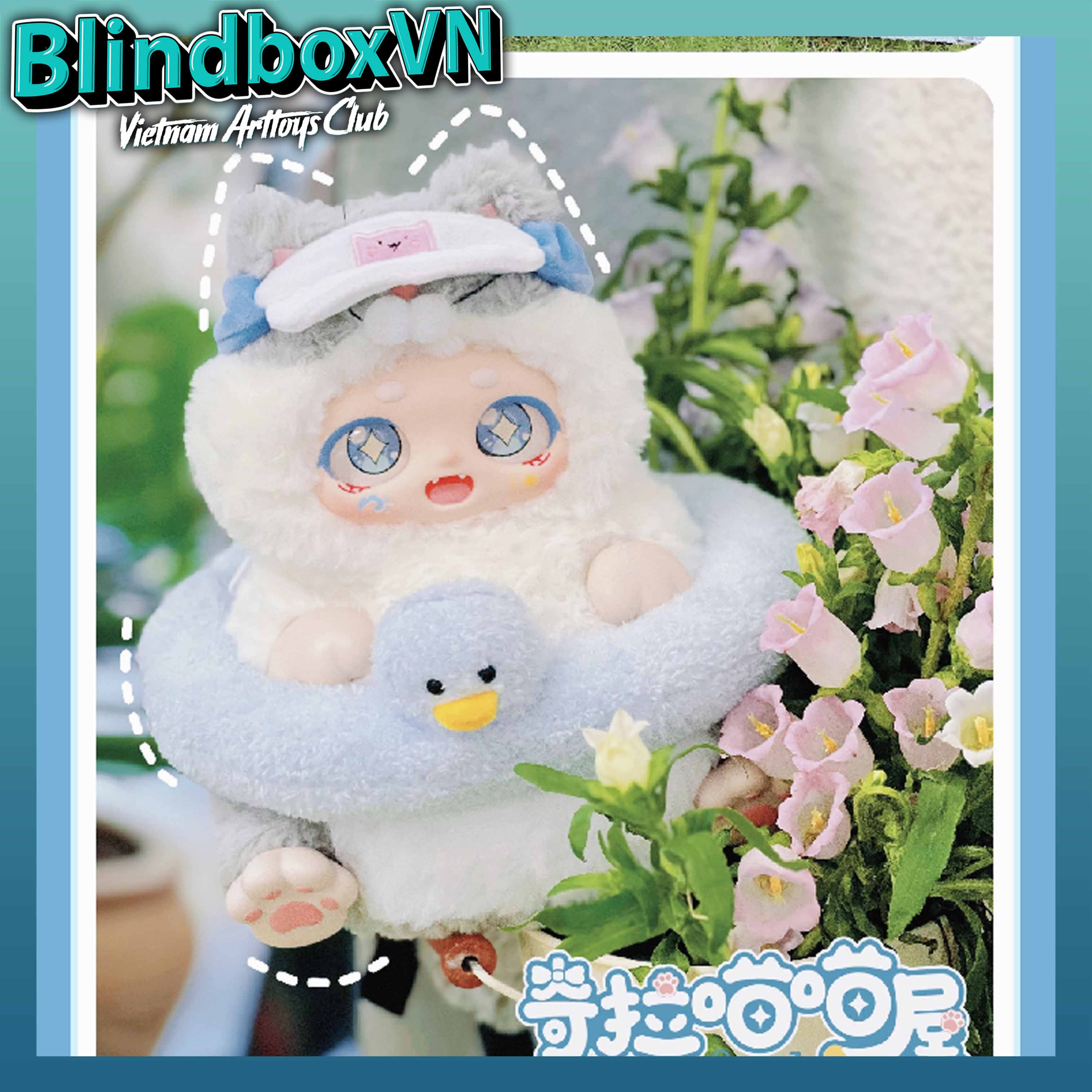 Blindbox Quilla Meow Plush Zipper Backpack 600%