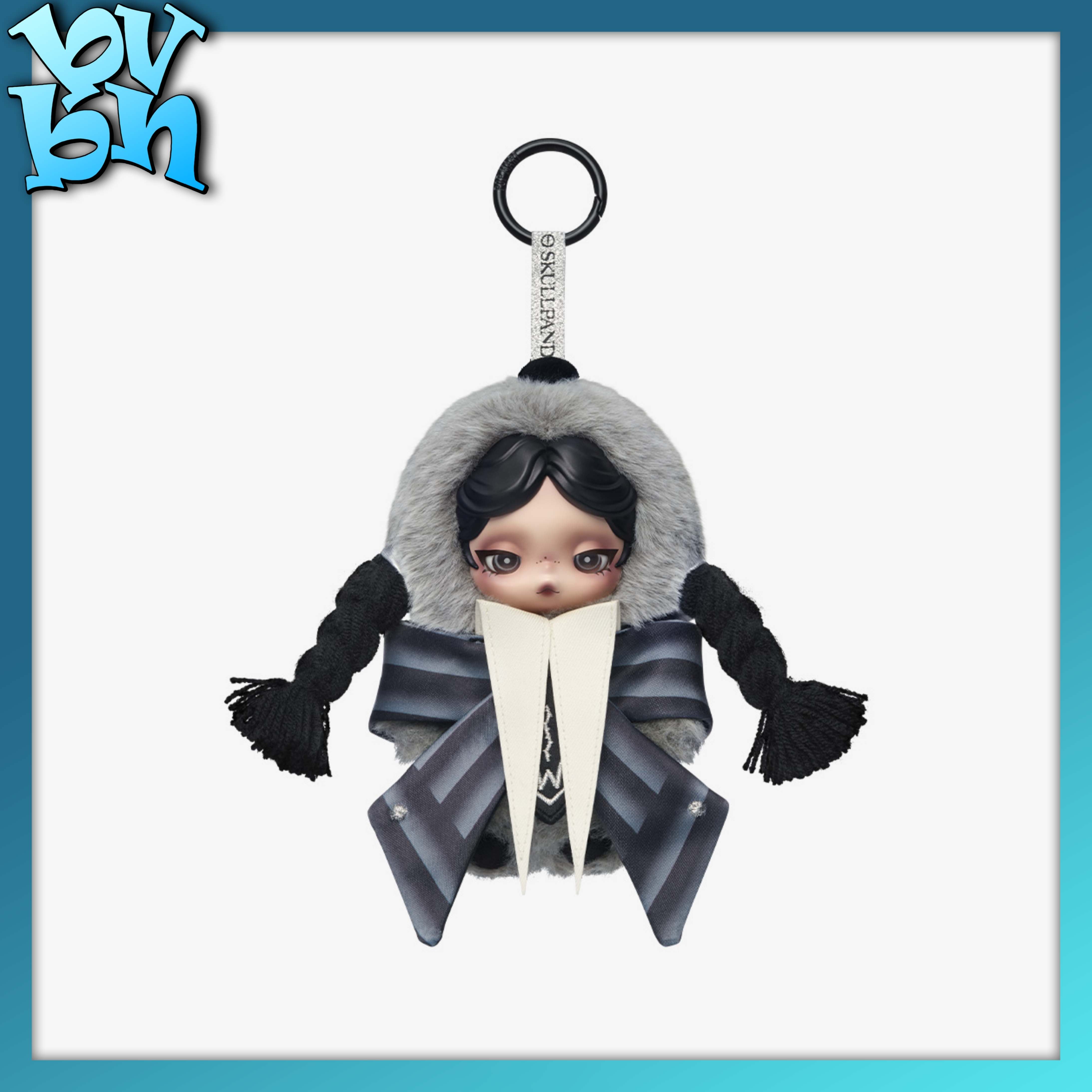 SKULLPANDA × Wednesday Plush (Nevermore Academy Uniform Version)