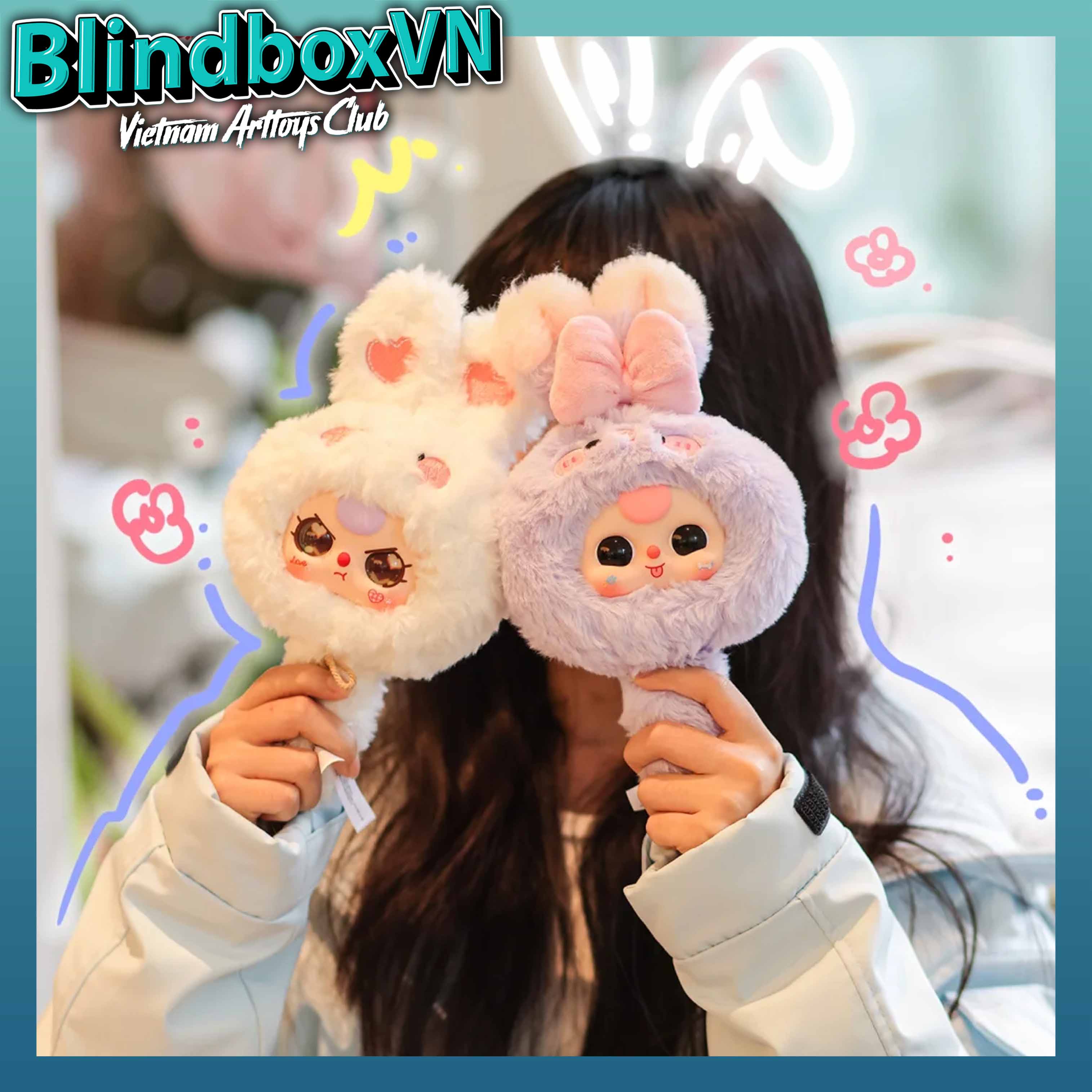Baby Three Gương Magic Mirror Plush Blind Box ( Chính hãng )