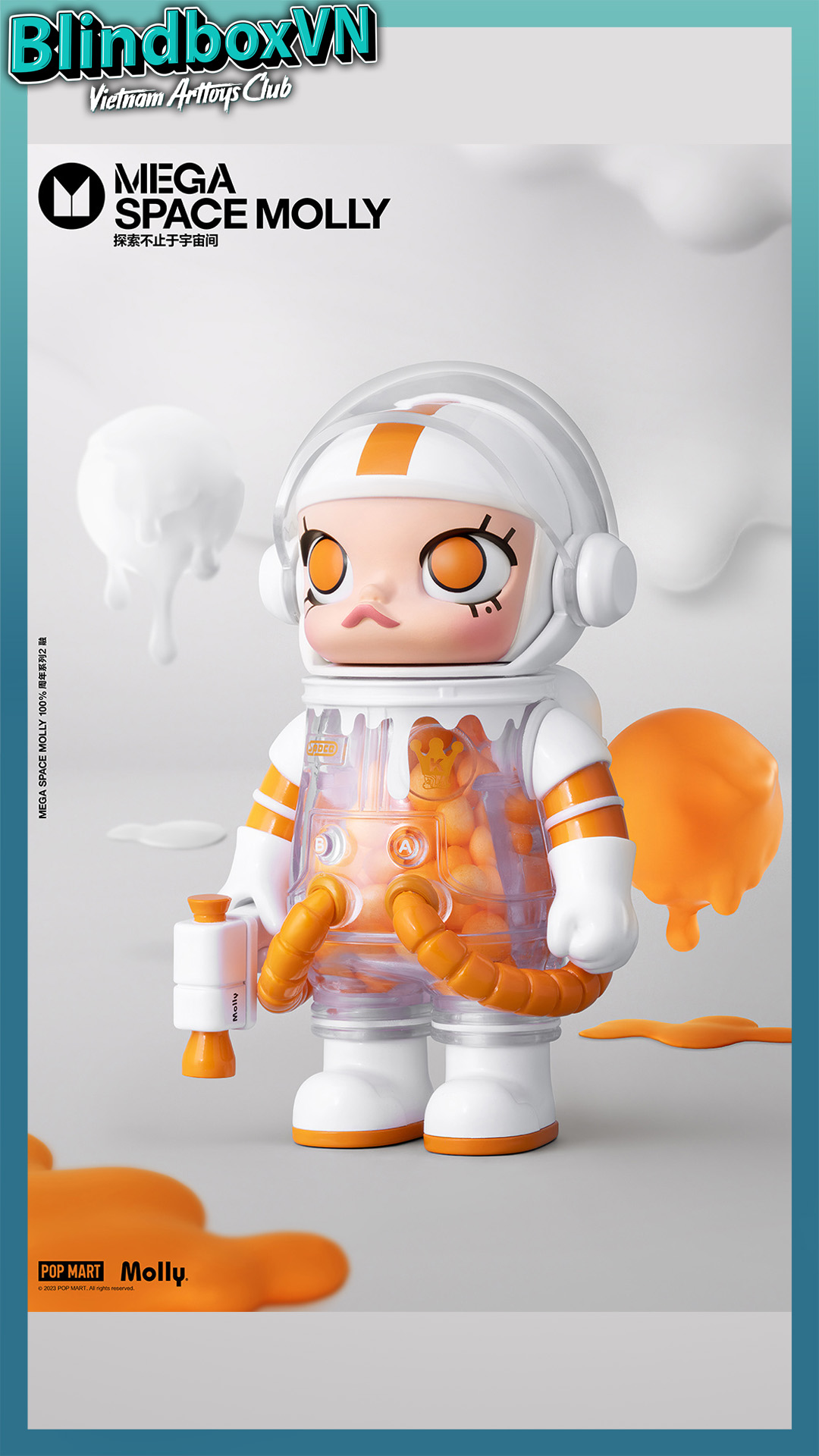 Blindbox MOLLY SPACE 100% Series 2B ( Chính Hãng )