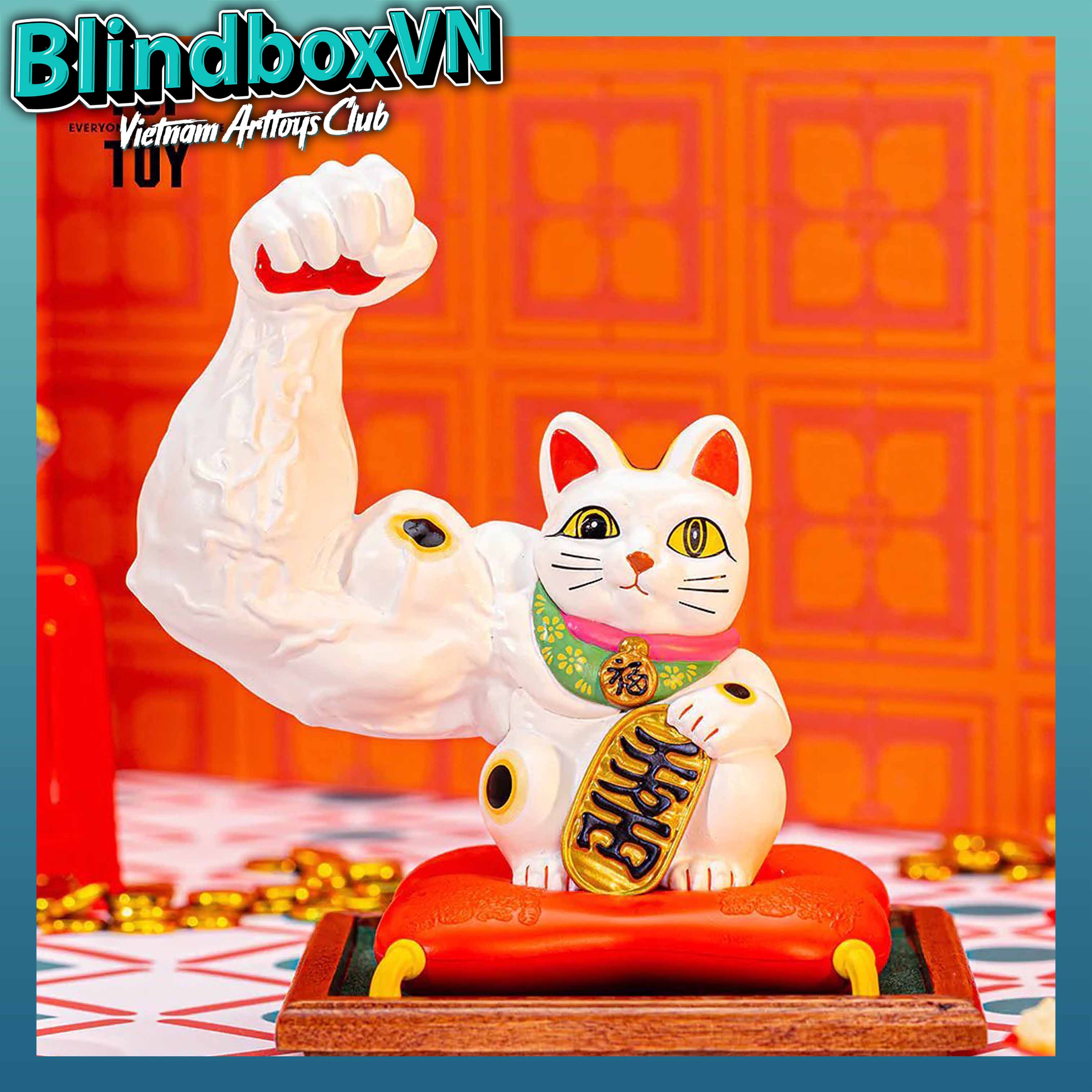 Great Power Fortune Classic Lucky Cat Blindbox Series ( Chính hãng )
