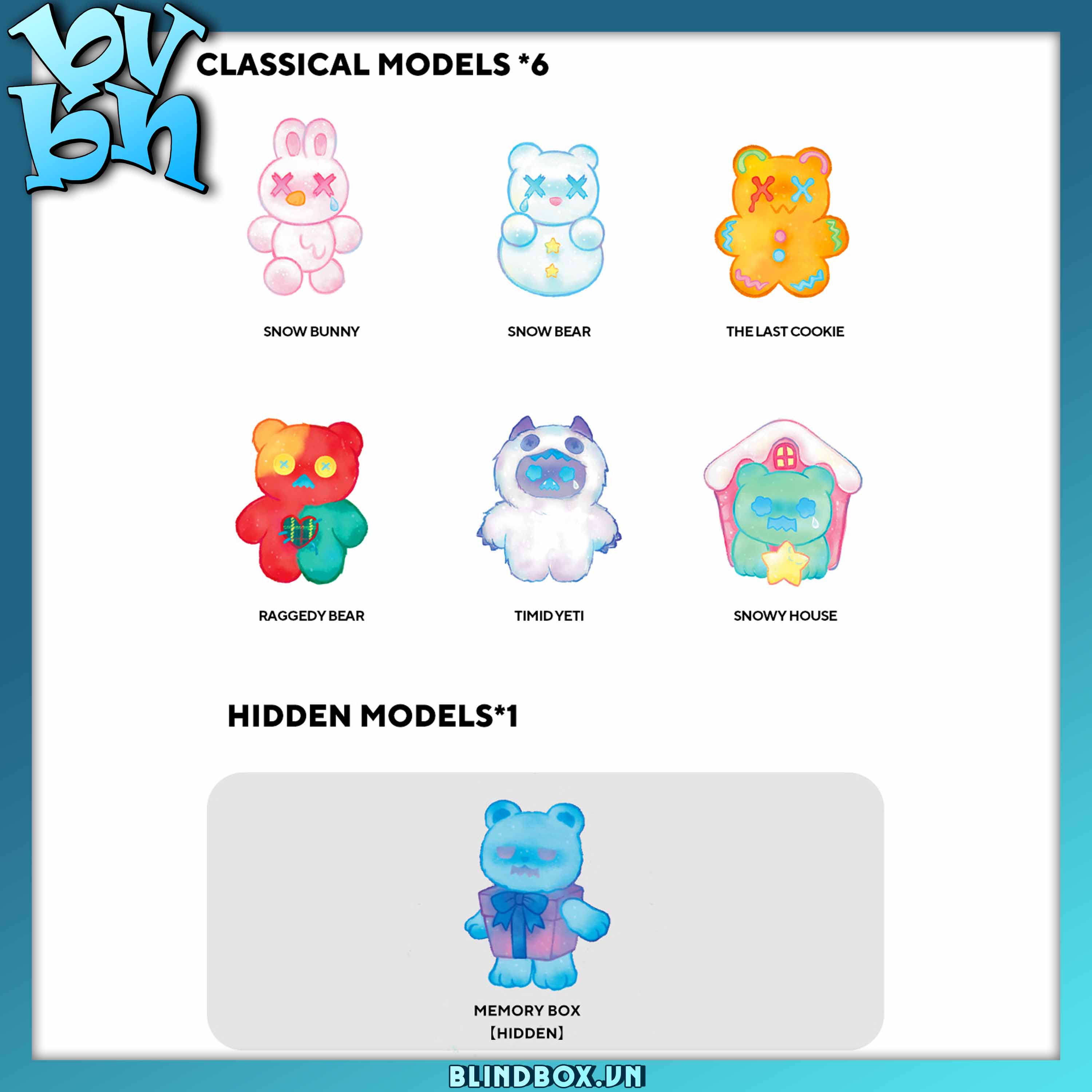 FINDING UNICORN ShinWoo The Cold Hug Series Plush Blind Box