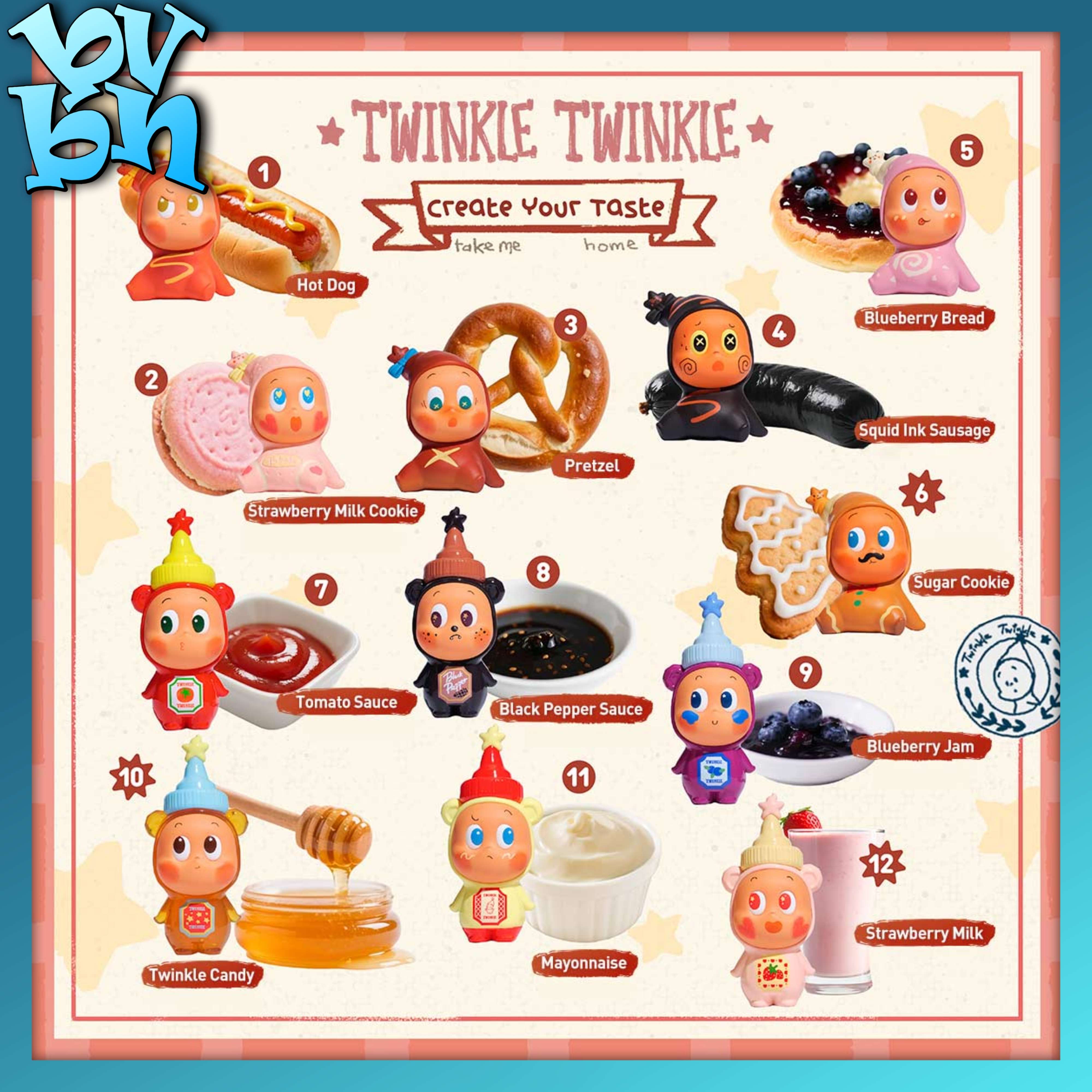 Twinkle Twinkle Create Your Taste Series Figures (Set Blue)