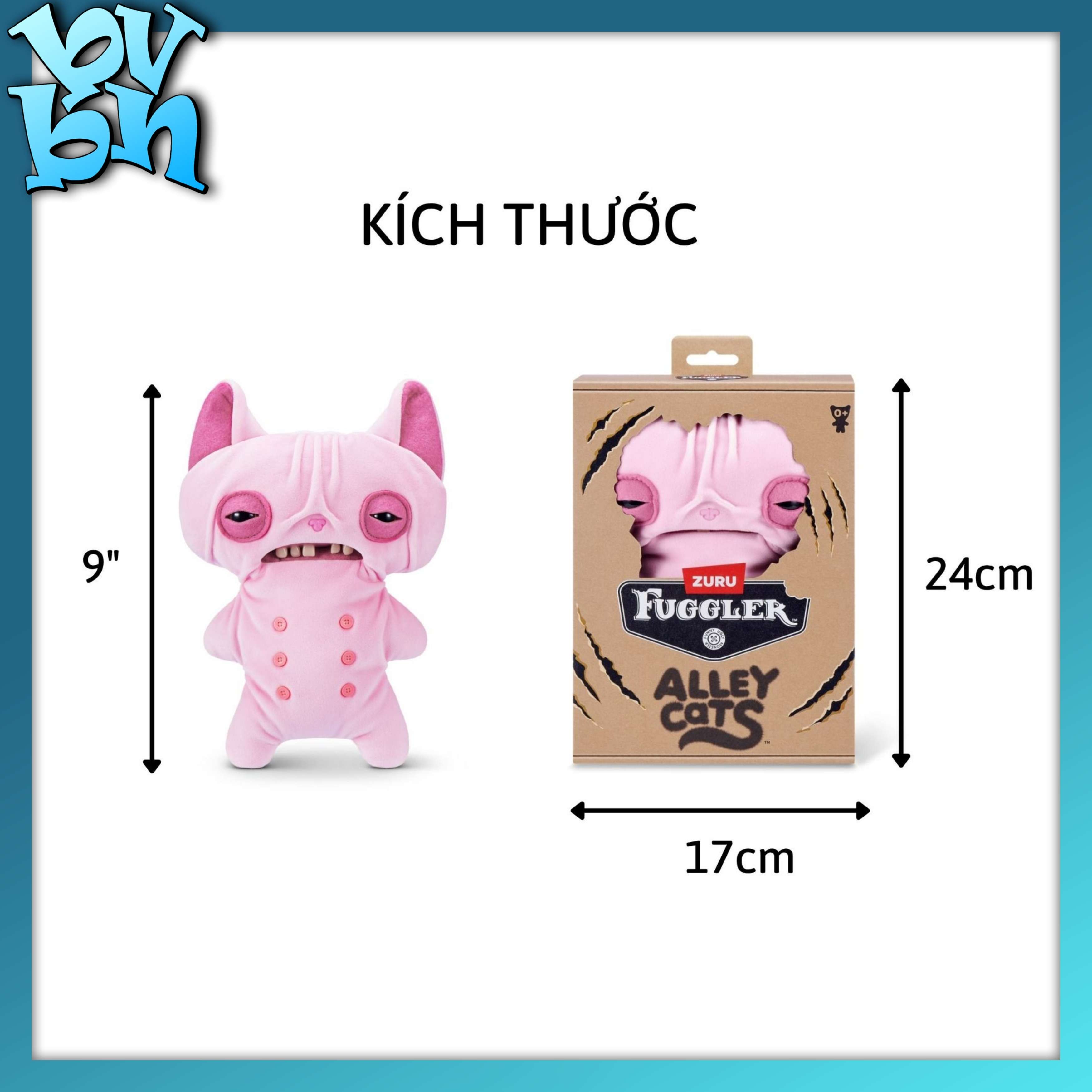 Fuggler Alley Cats 9" inch