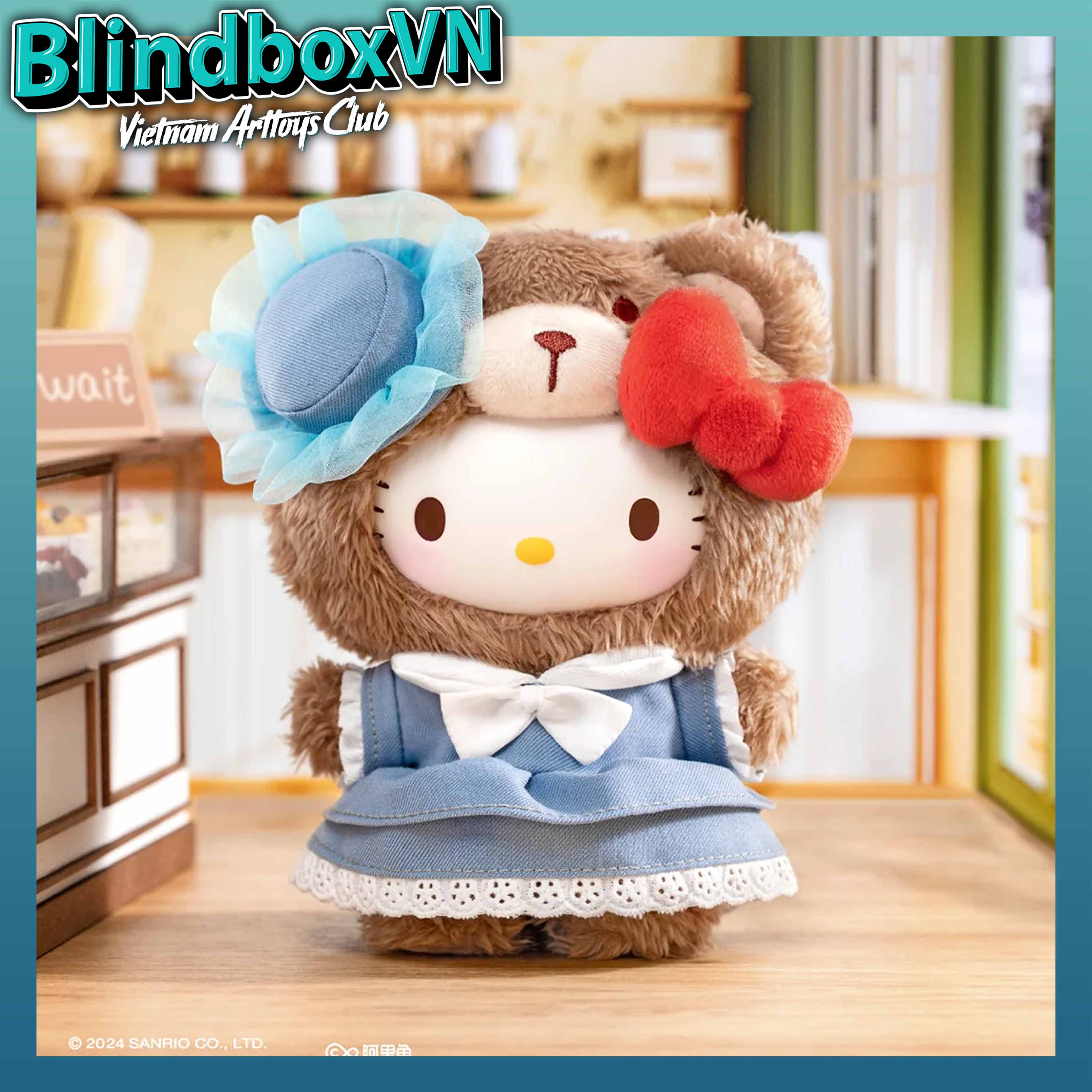 Sanrio Characters Afternoon Tea Series Plush Dolls Blindbox ( Chính hãng )