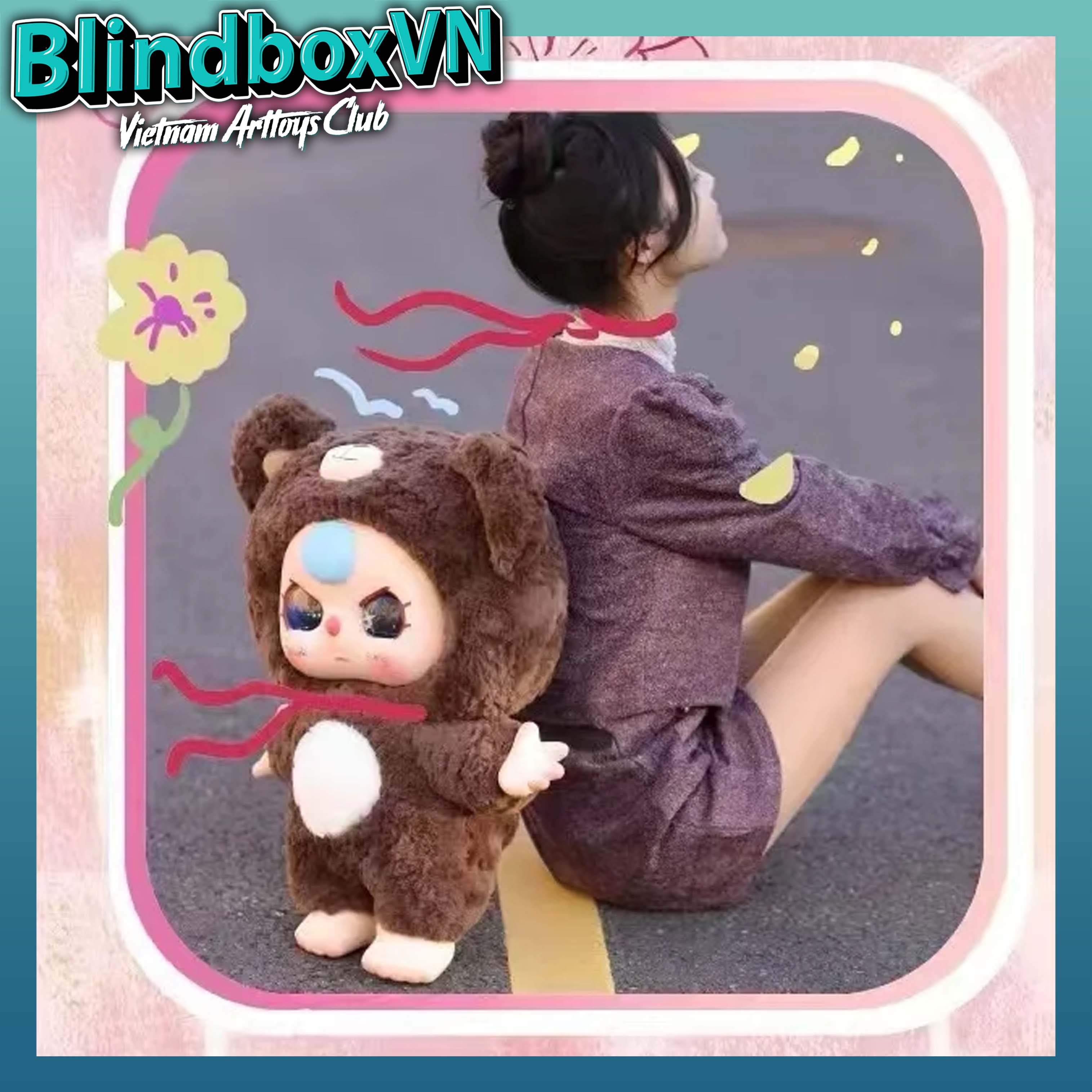 Baby Three 1000% Big Baby Plush Doll