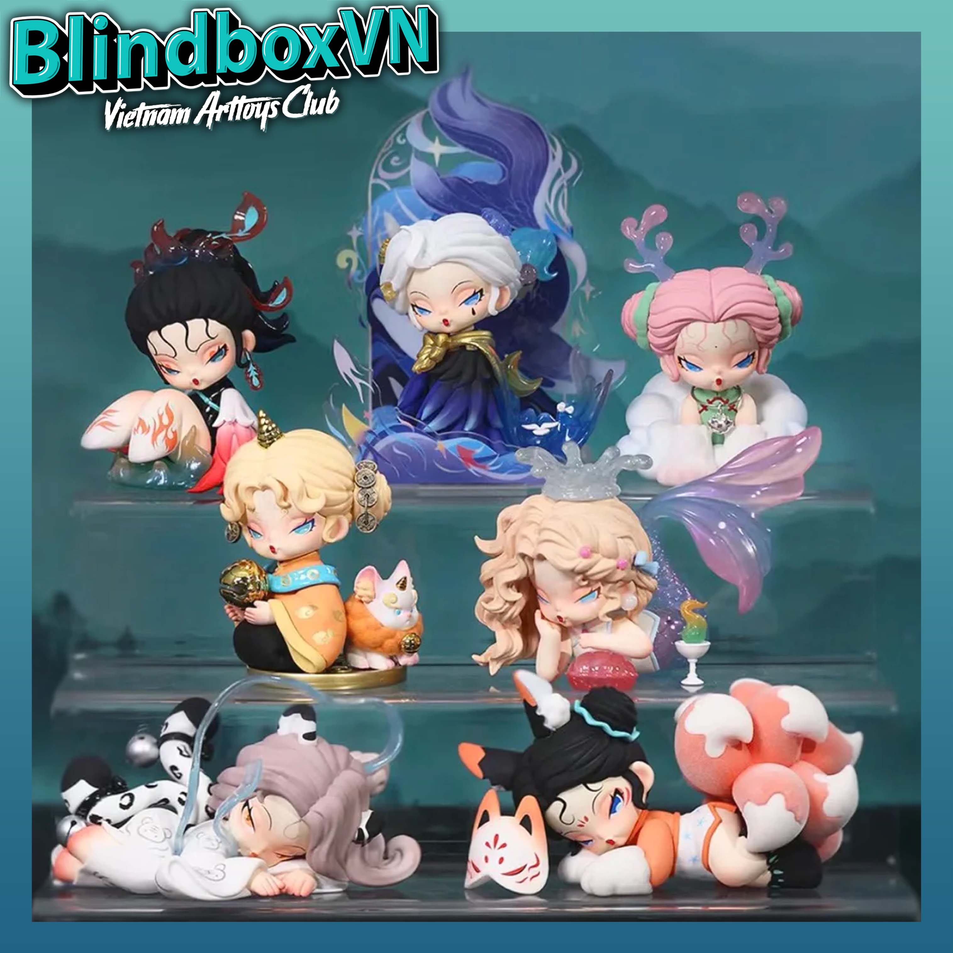 Blindbox DODONAMI Floating Mountains and Seas Series ( Chính Hãng )
