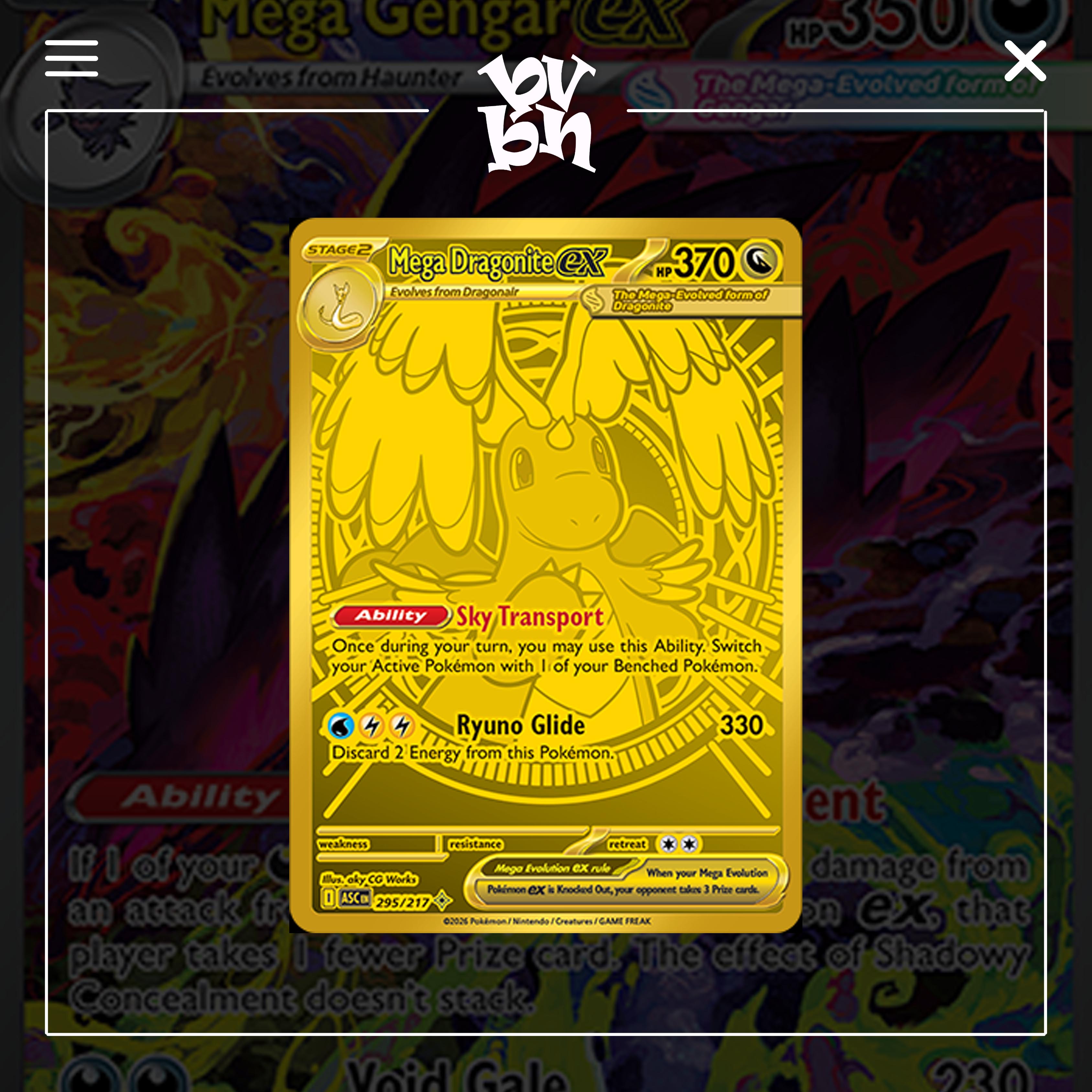 Pokémon TCG: Mega Evolution Ascended Heroes Mega EX Box