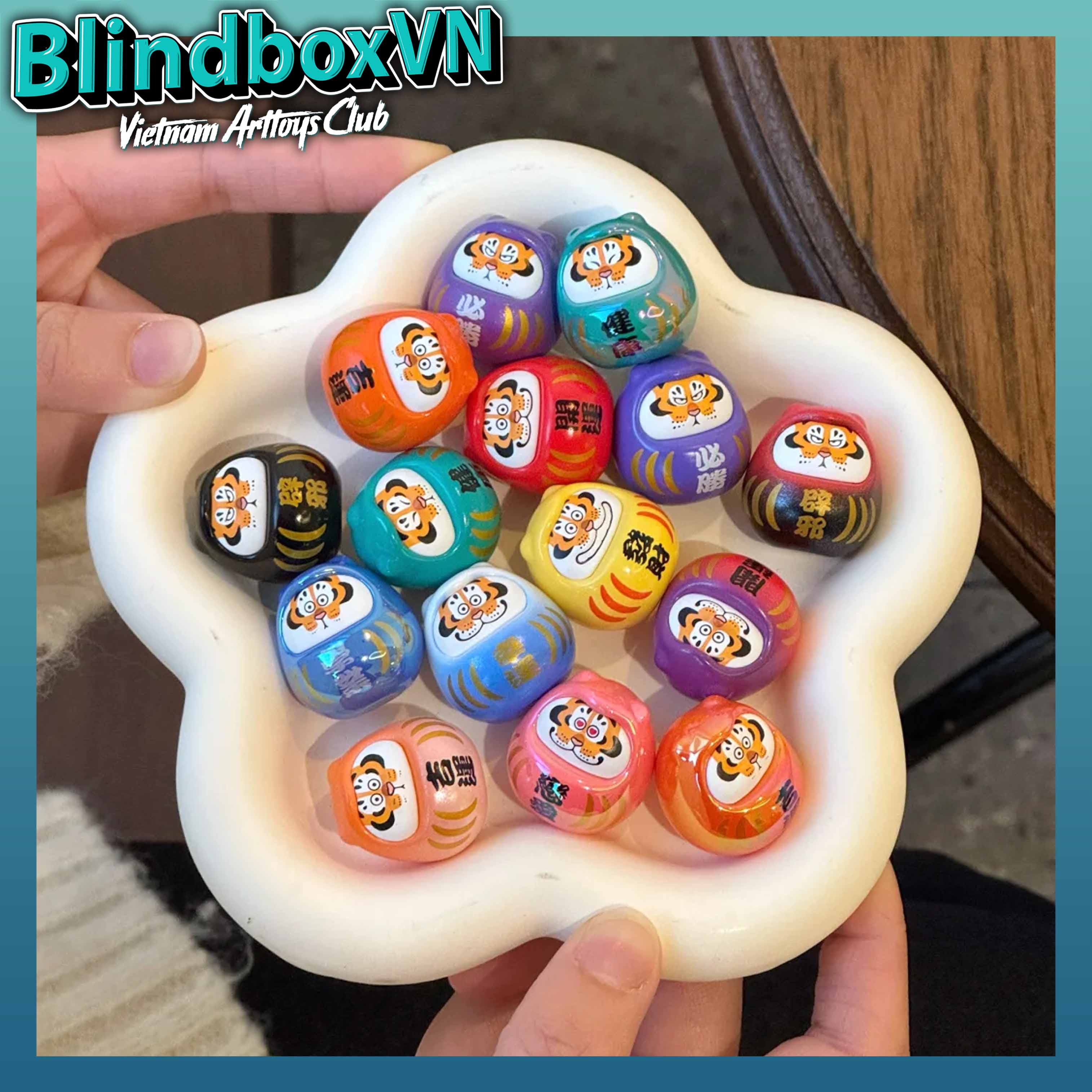 Alexander Panghu Fat Tiger Pray Dharma Cute Bean Series Blind Box