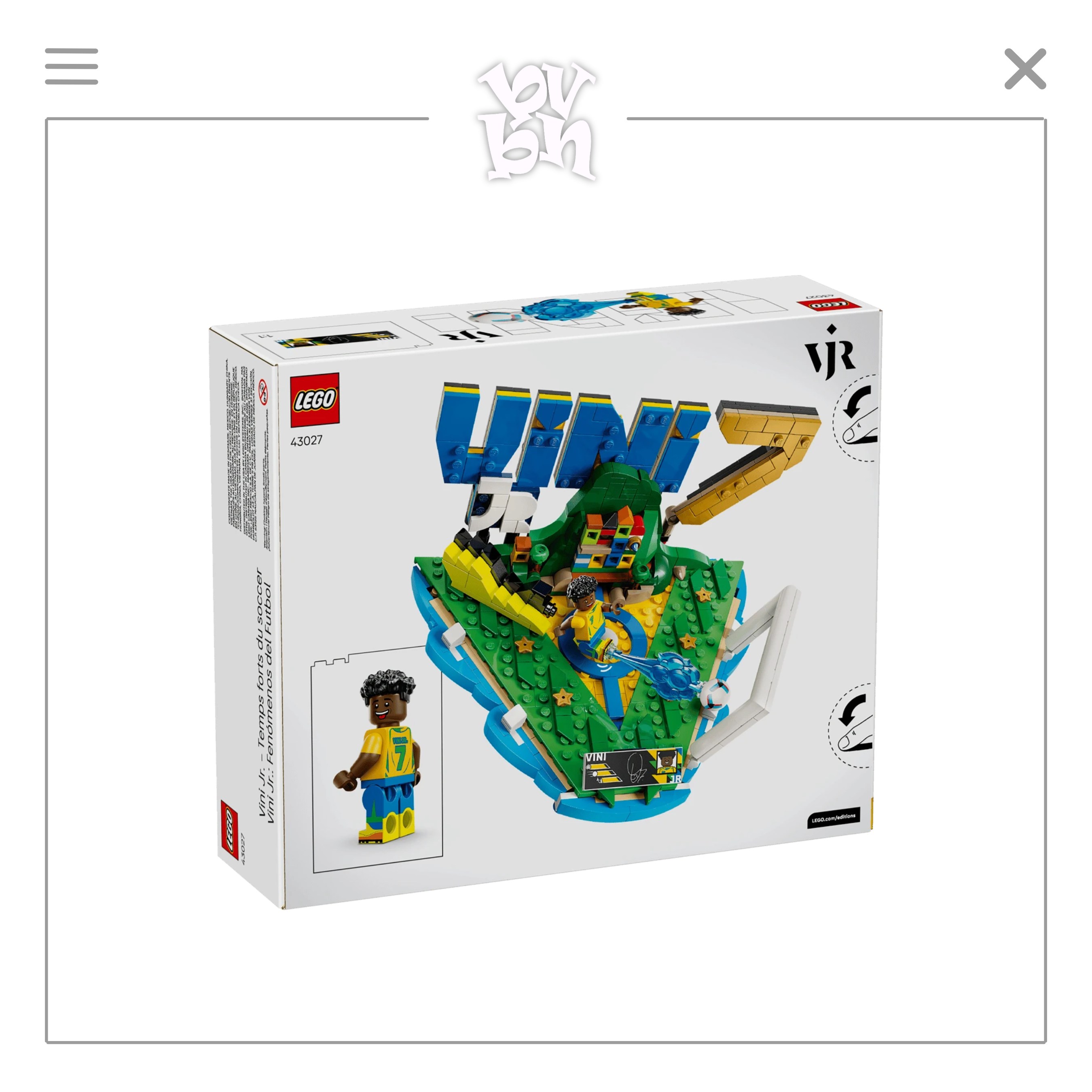 Đồ Chơi Lắp Ráp Biểu Tượng Sân Cỏ Vini Jr LEGO EDITIONS SPORTS