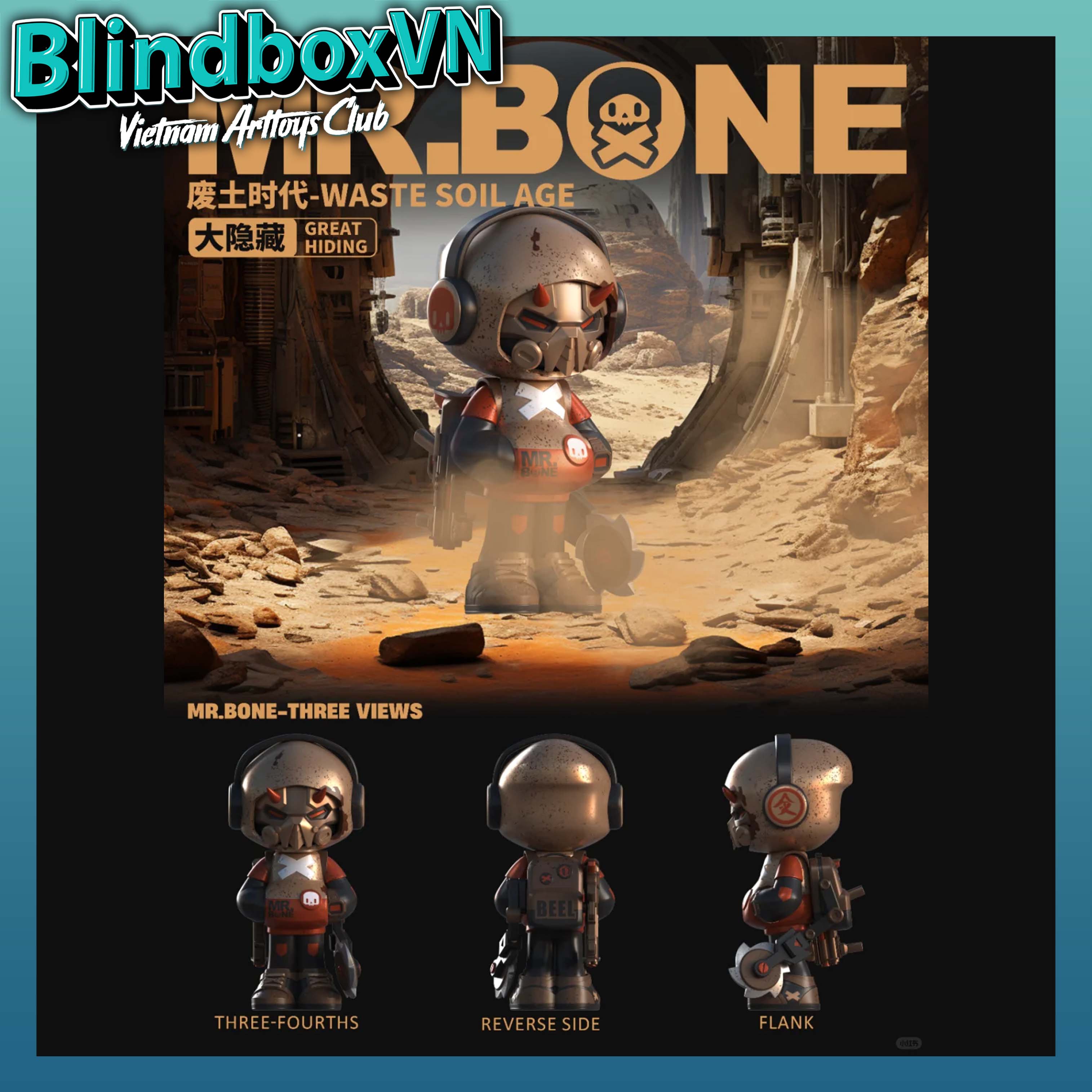 Mr.Bone A Journey Through Time Series 2.0 Blind Box