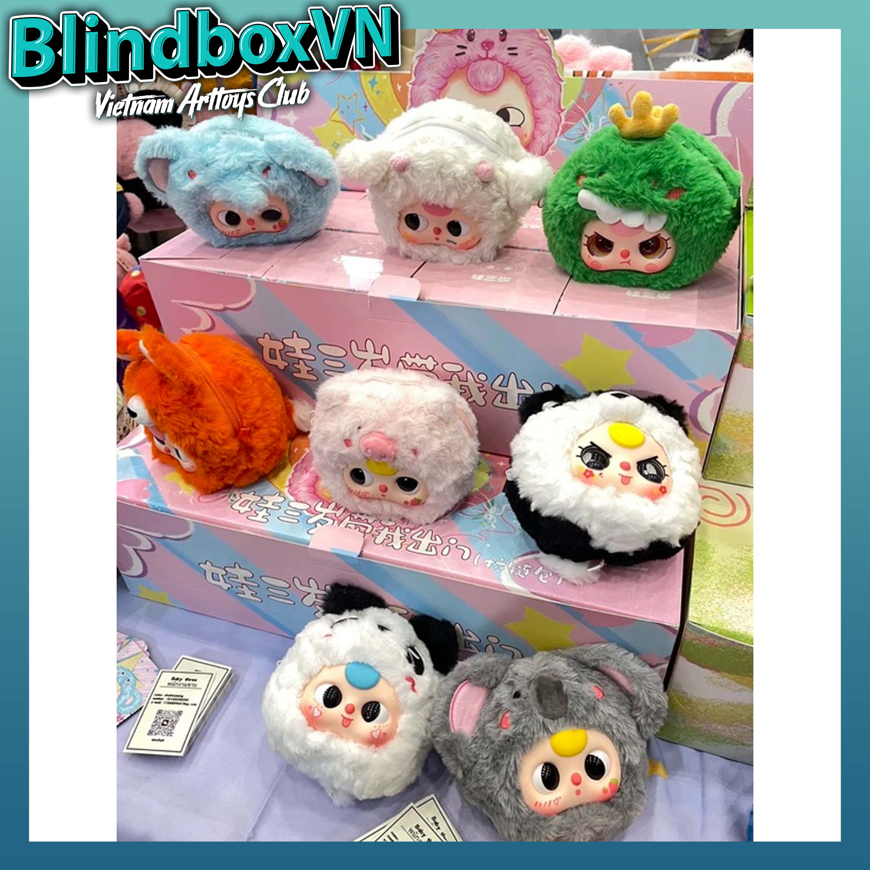 Baby Three V1- Zipper Bag กระเป๋าซิป Zipper Blind Box