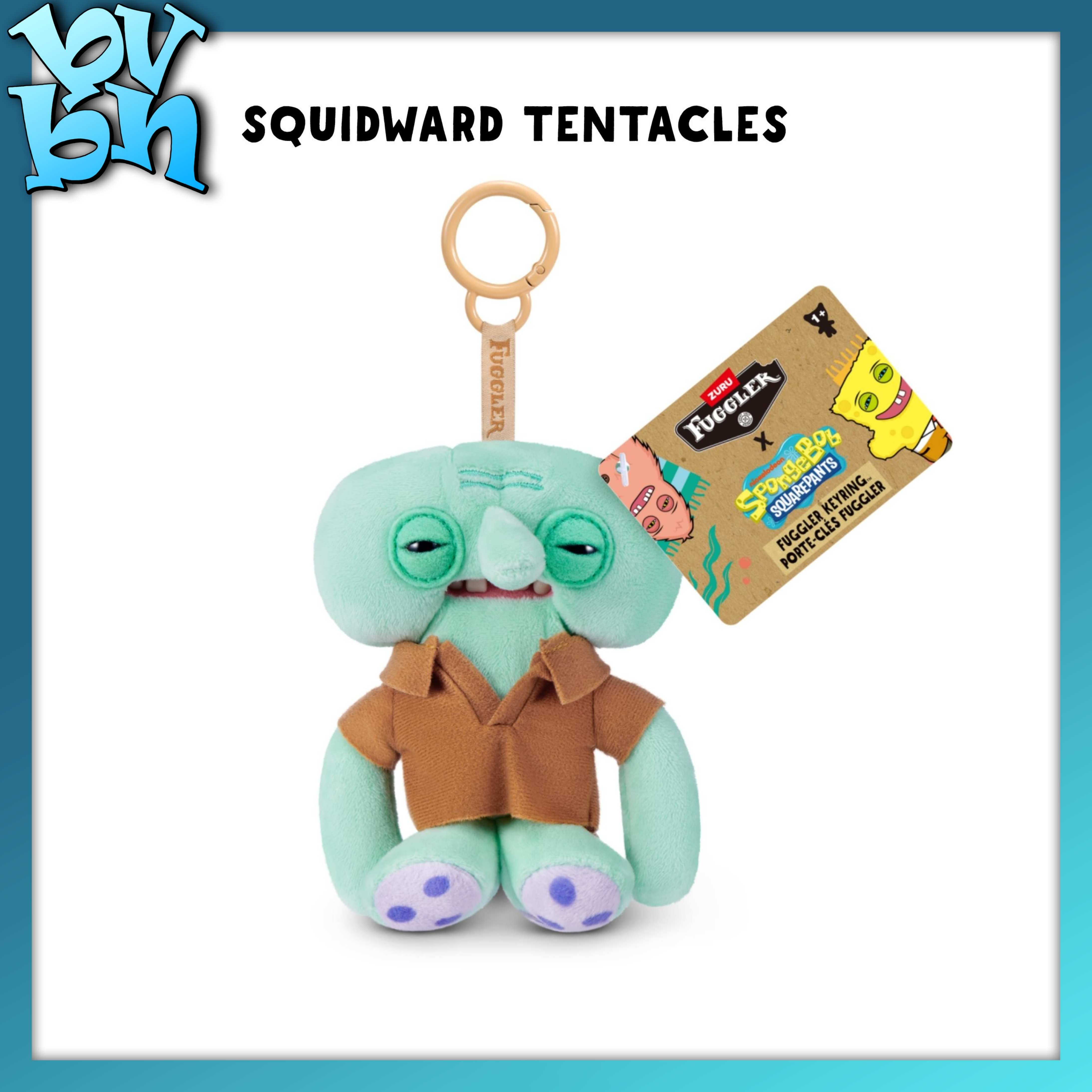 FUGGLER LICENSED COLLAB SERIES 1 SPONGEBOB KEYRINGS 5"