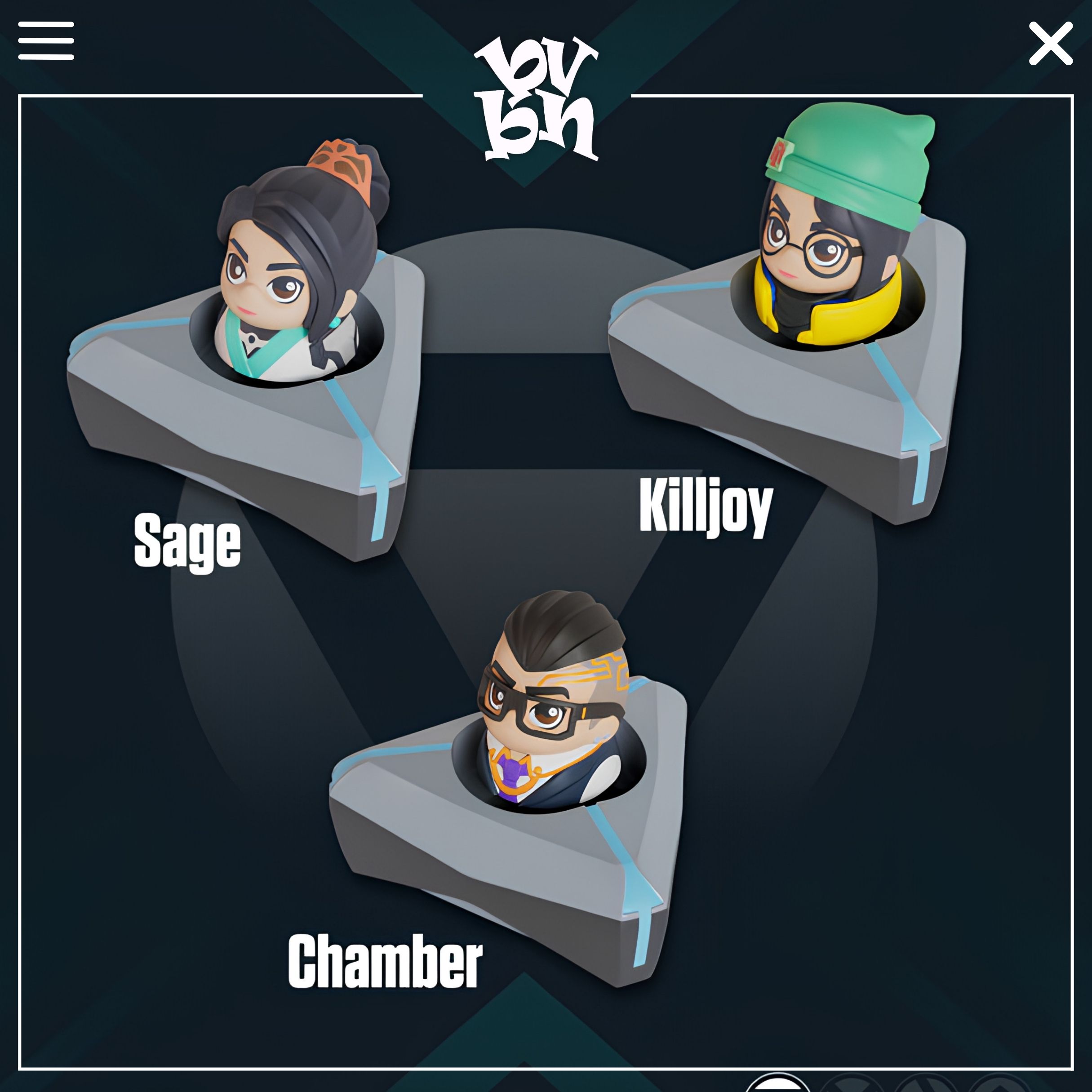 Valorant Keycaps Blind Box SOAP