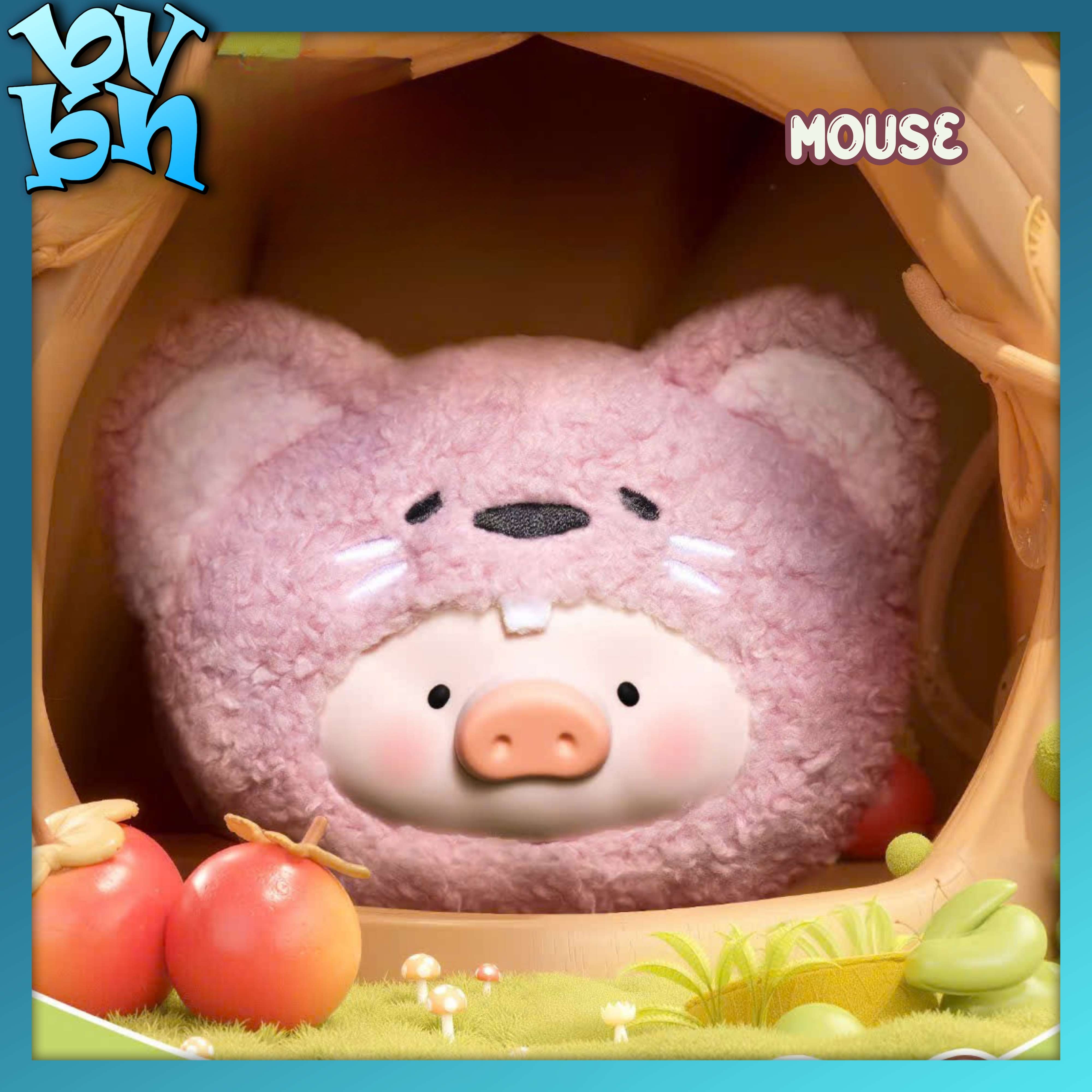 LuLu the Piggy Animal Party Series plush Silicone Earphone BlindBox