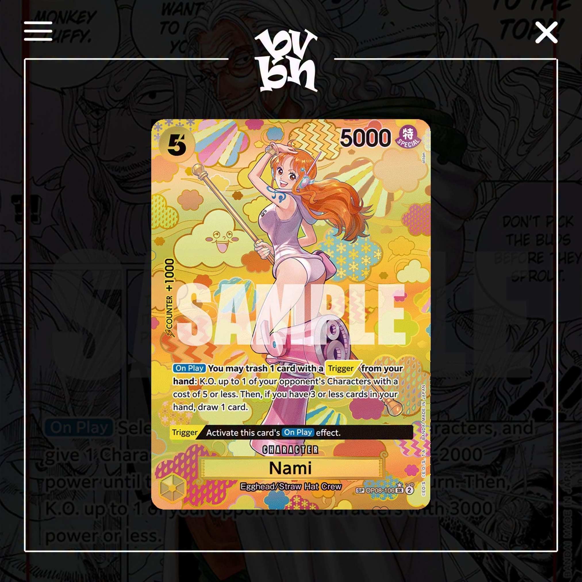 Thẻ Bài TCG One Piece Two Legends OP-08