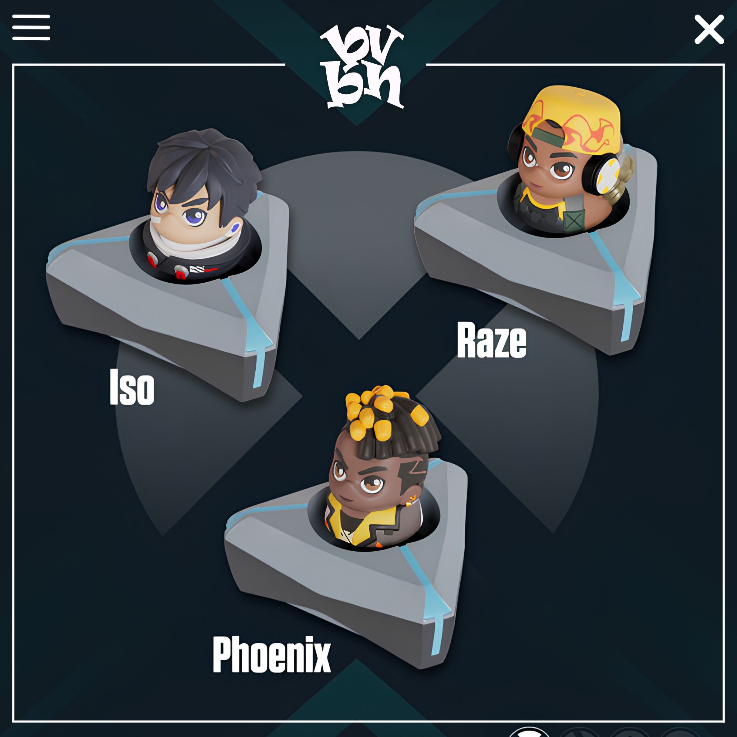 Valorant Keycaps Blind Box SOAP