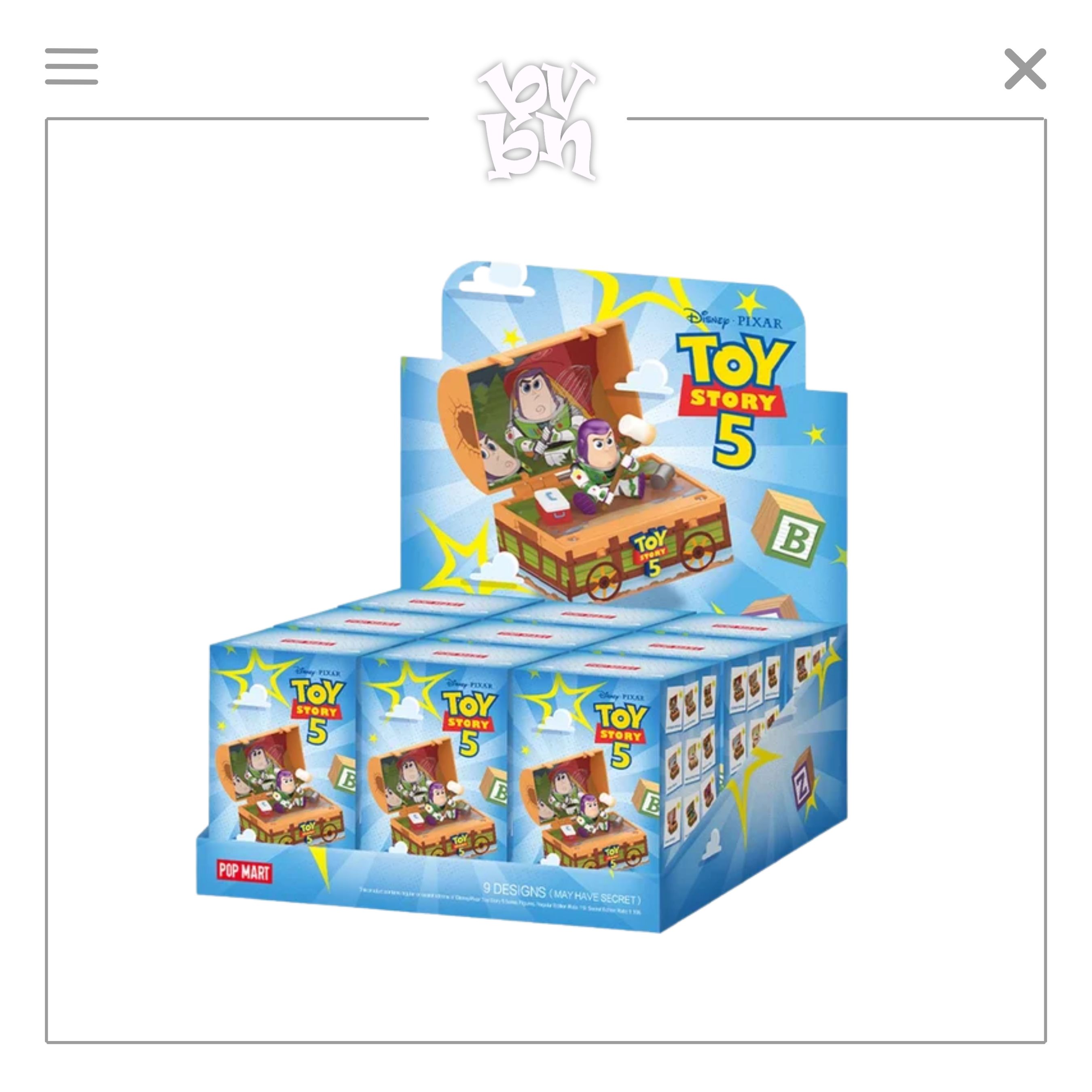 POP MART Disney/Pixar Toy Story 5 Series Figures