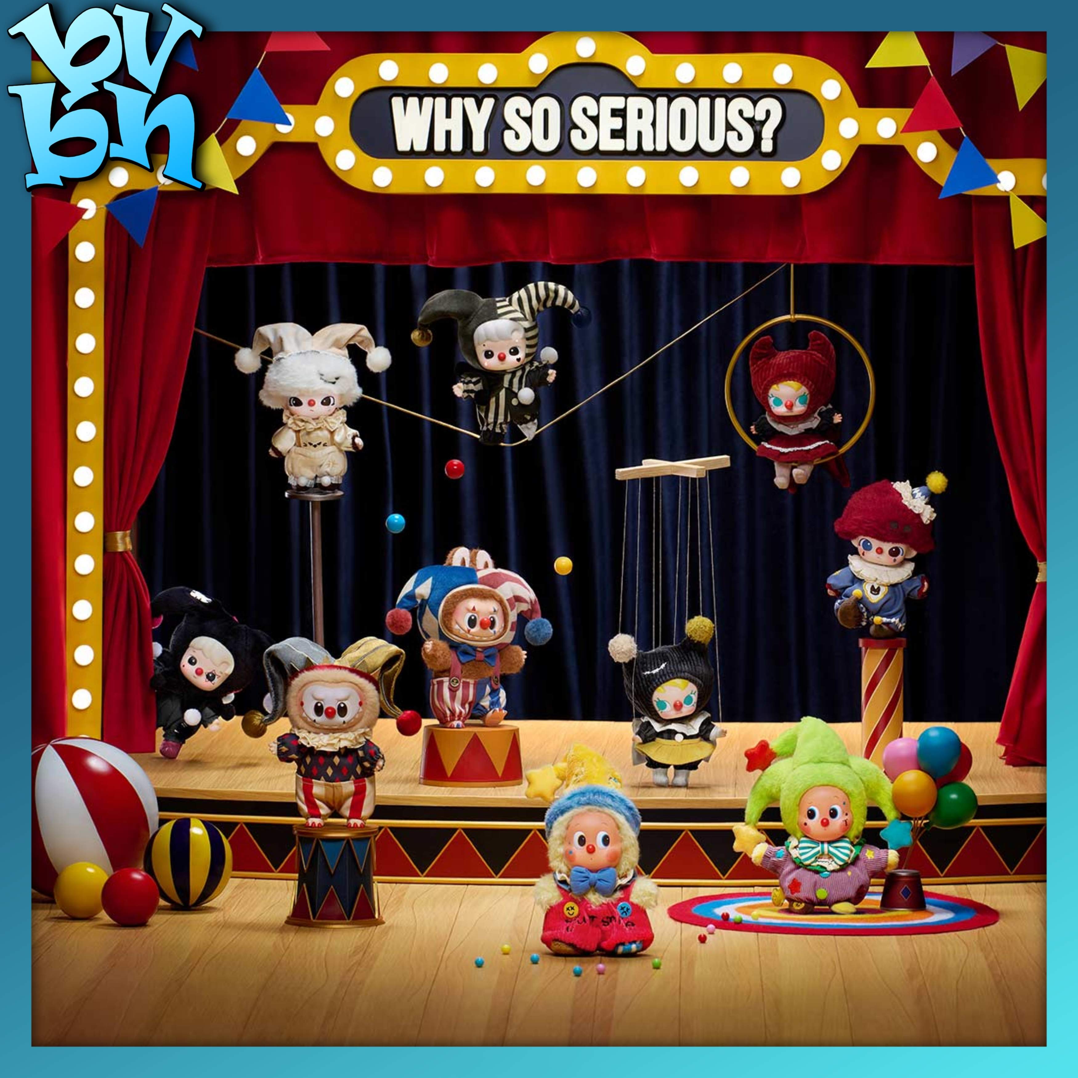 WHY SO SERIOUS Series-Vinyl Plush Pendant Blind Box