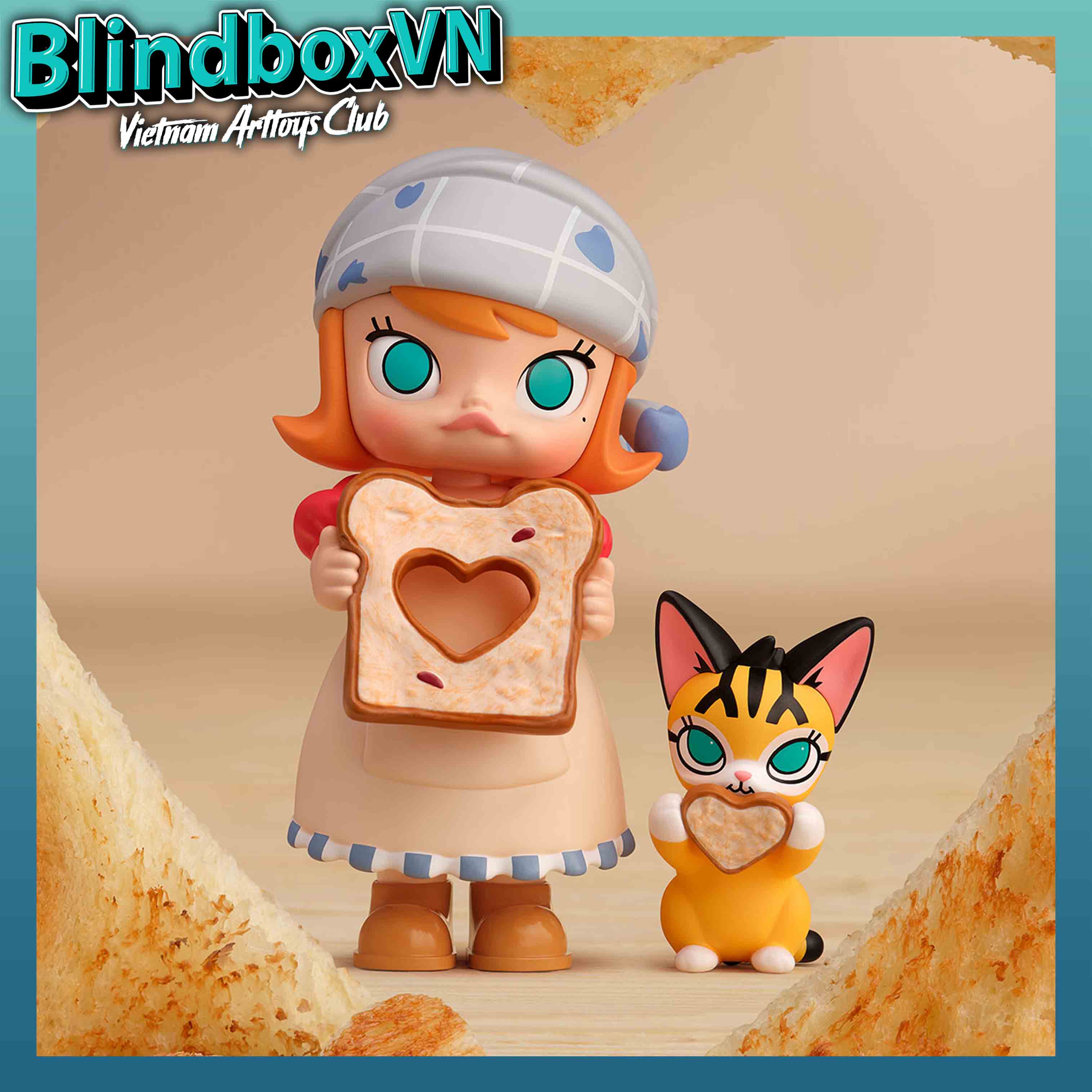 Blindbox Molly Carb-Lover Series Figures Popmart