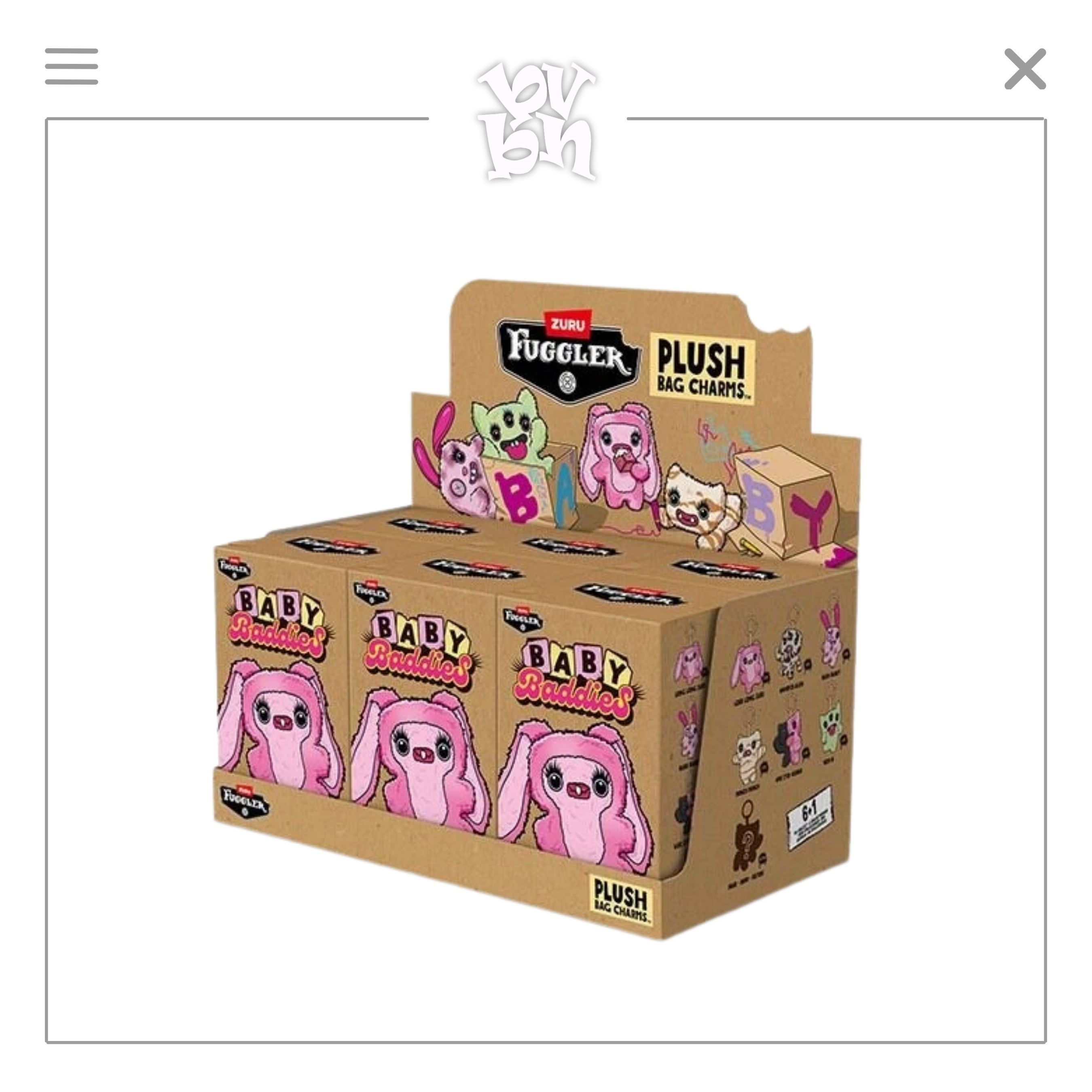 Fuggler Baby Baddies Keyring Blind Box Series 3.5"