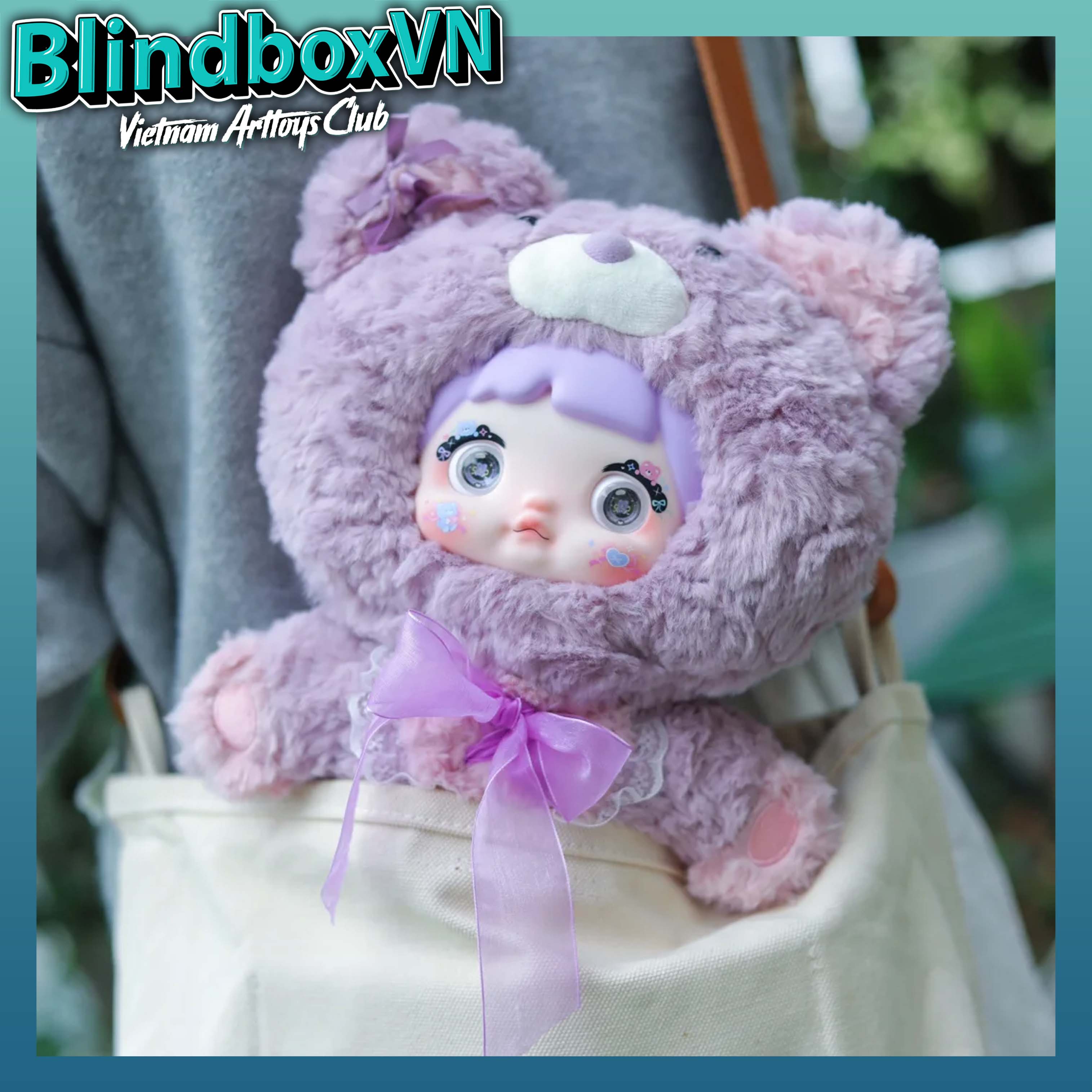 Nommi 400% Series Good Night Bear Blind Box Plush Doll