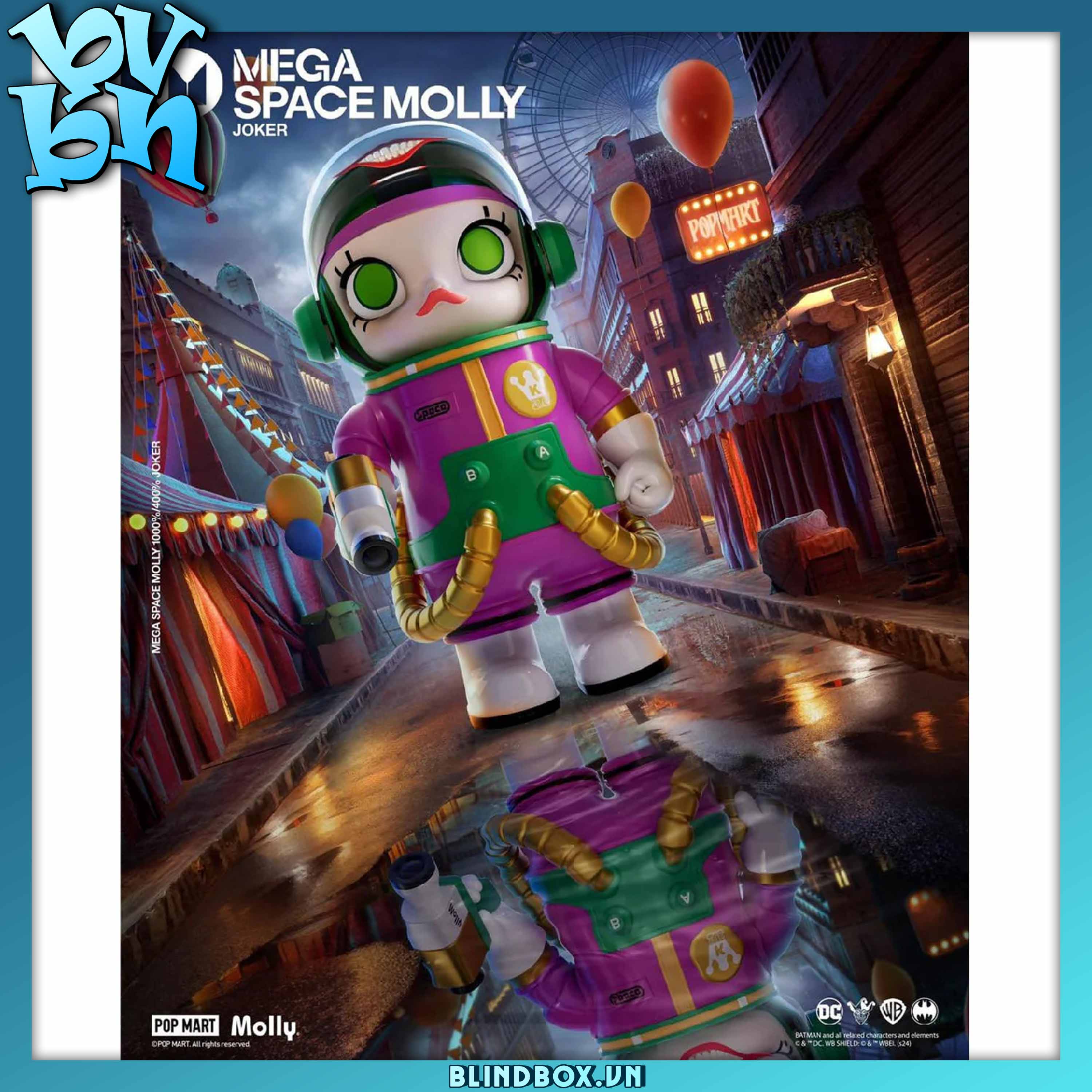Mega Space Molly 400% Joker POP MART