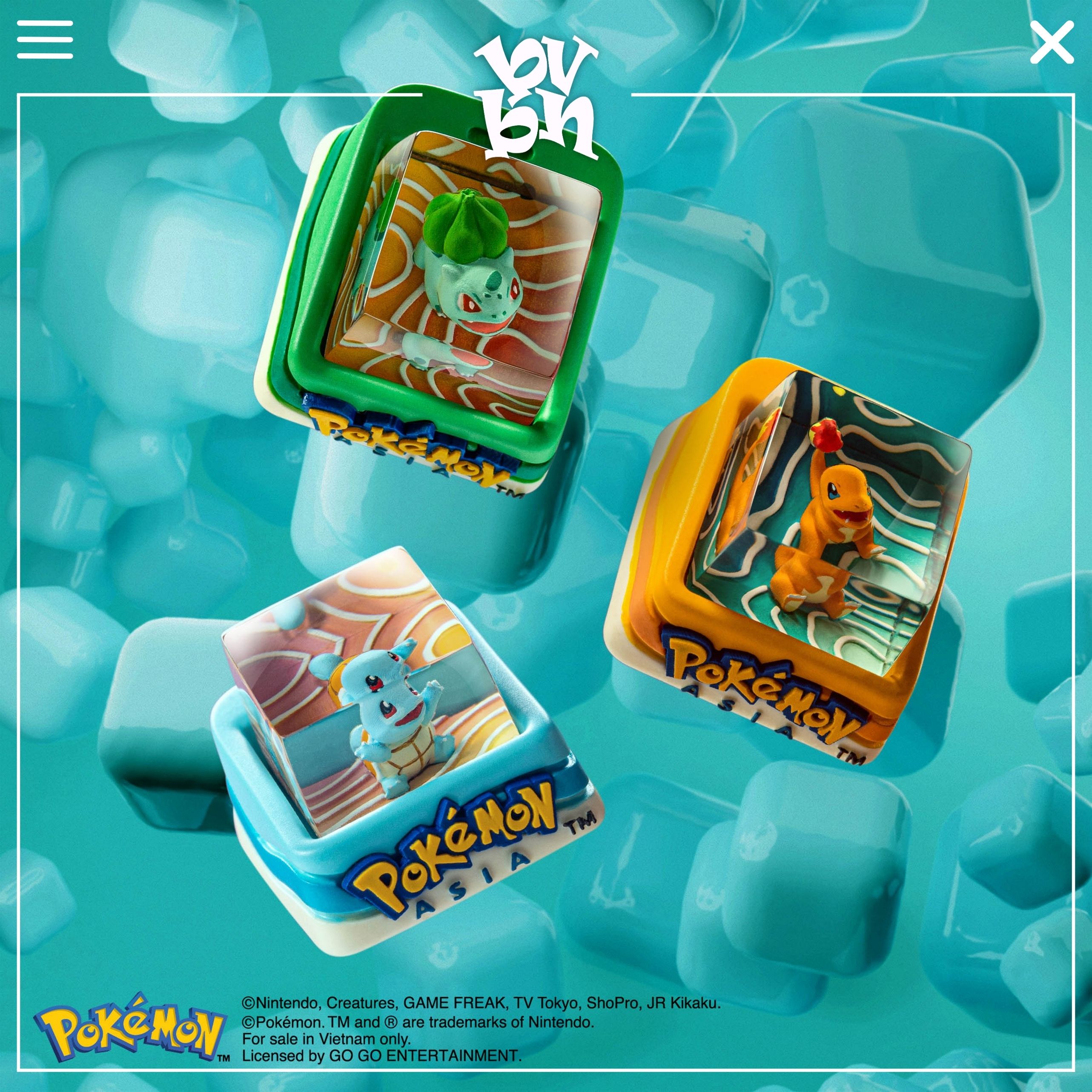 DWARF-FACTORY Pokémon Keycap