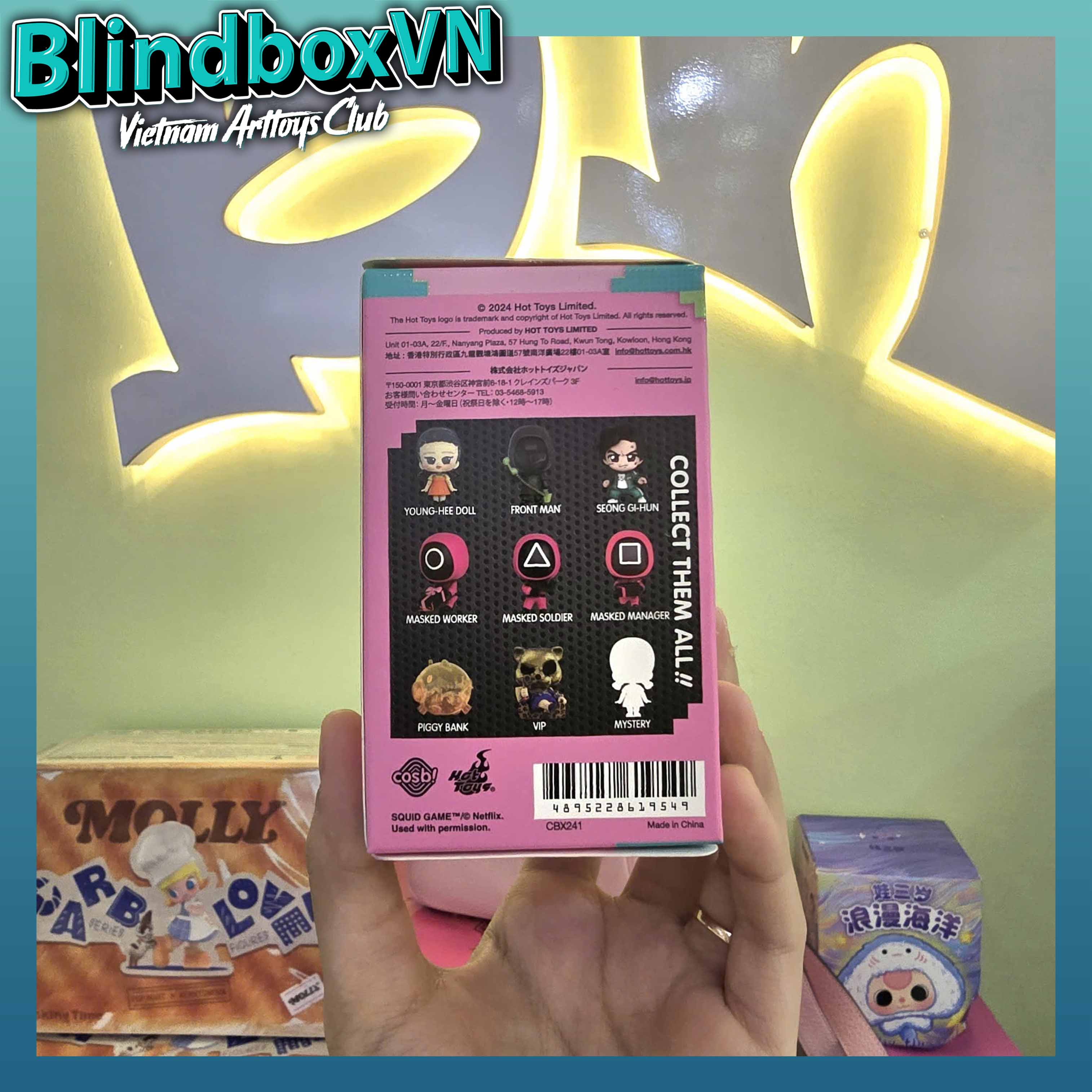 Squid Game Cosby Hottoys Netflix Blindbox Series ( Chính hãng )