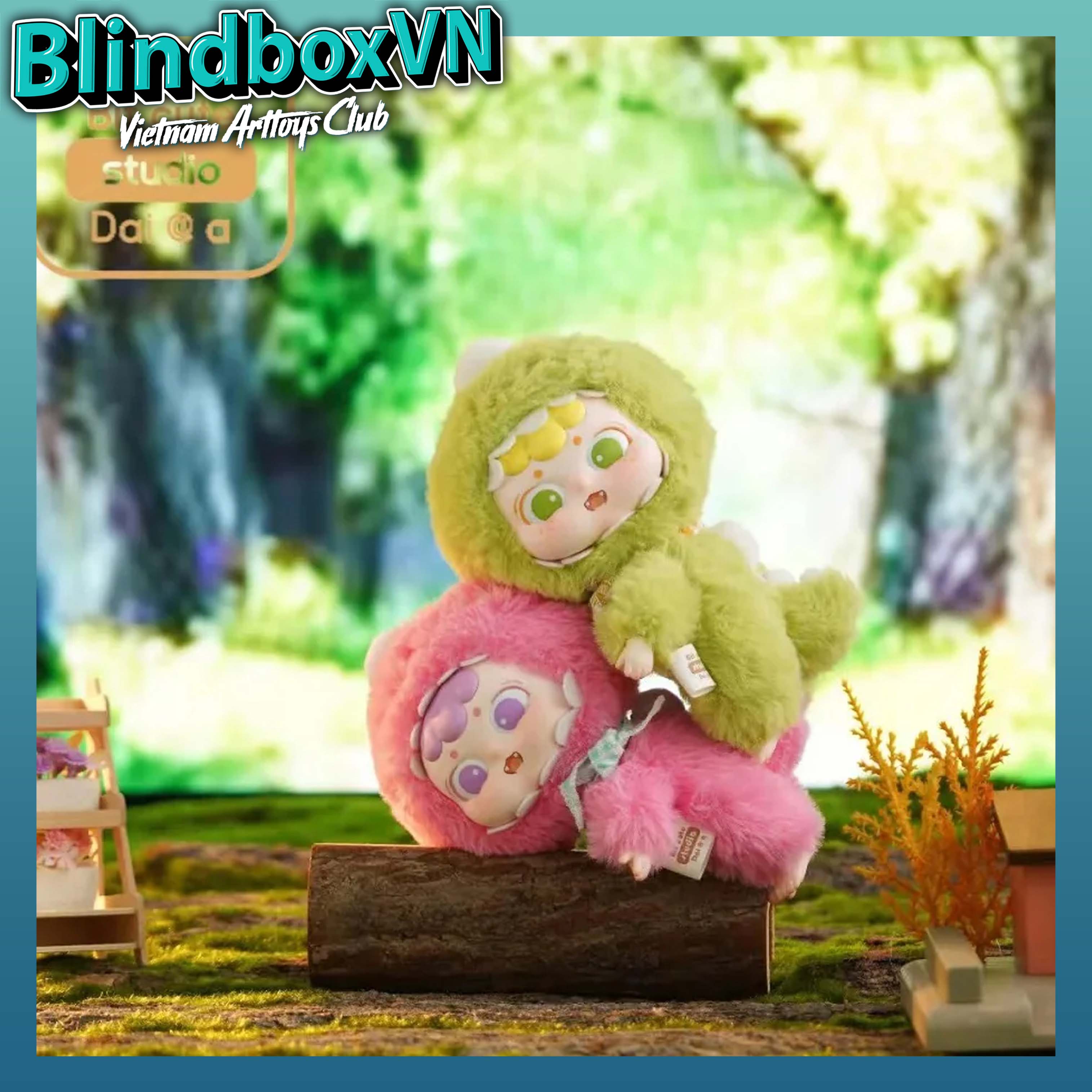 Dai's Animal Crazy Daily Plush Vinyl Doll Blind Box