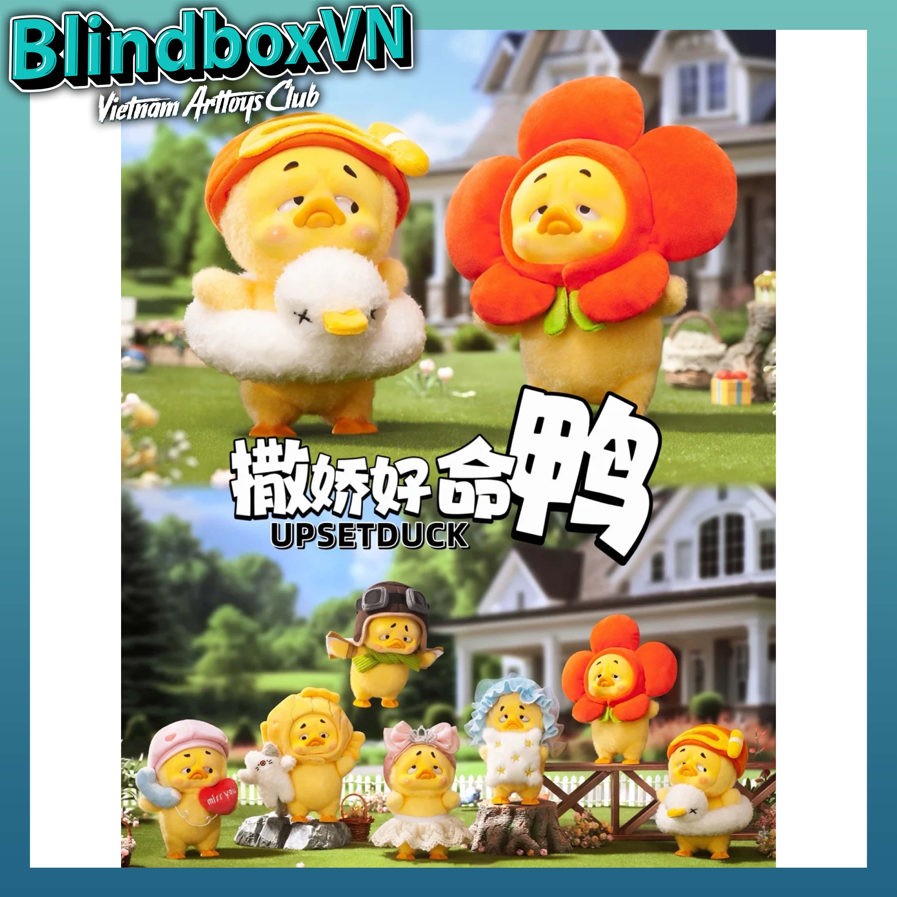 Blindbox UPSET DUCK VER. 2 ACT CUTE DUCK SERIES ( Chính hãng )