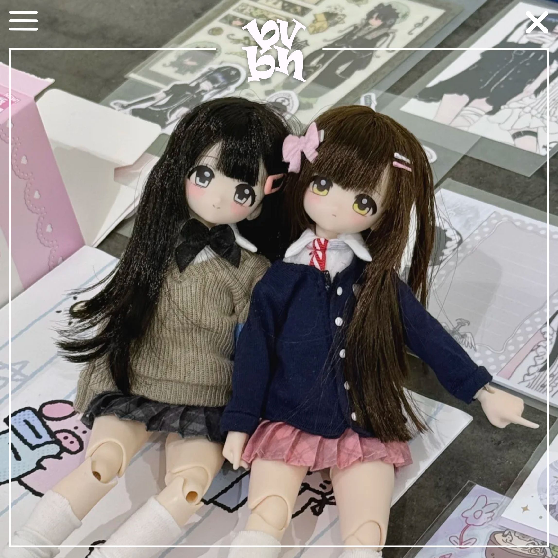 Miralab Dont Touch My Bangs Series BJD Doll Blindbox Series