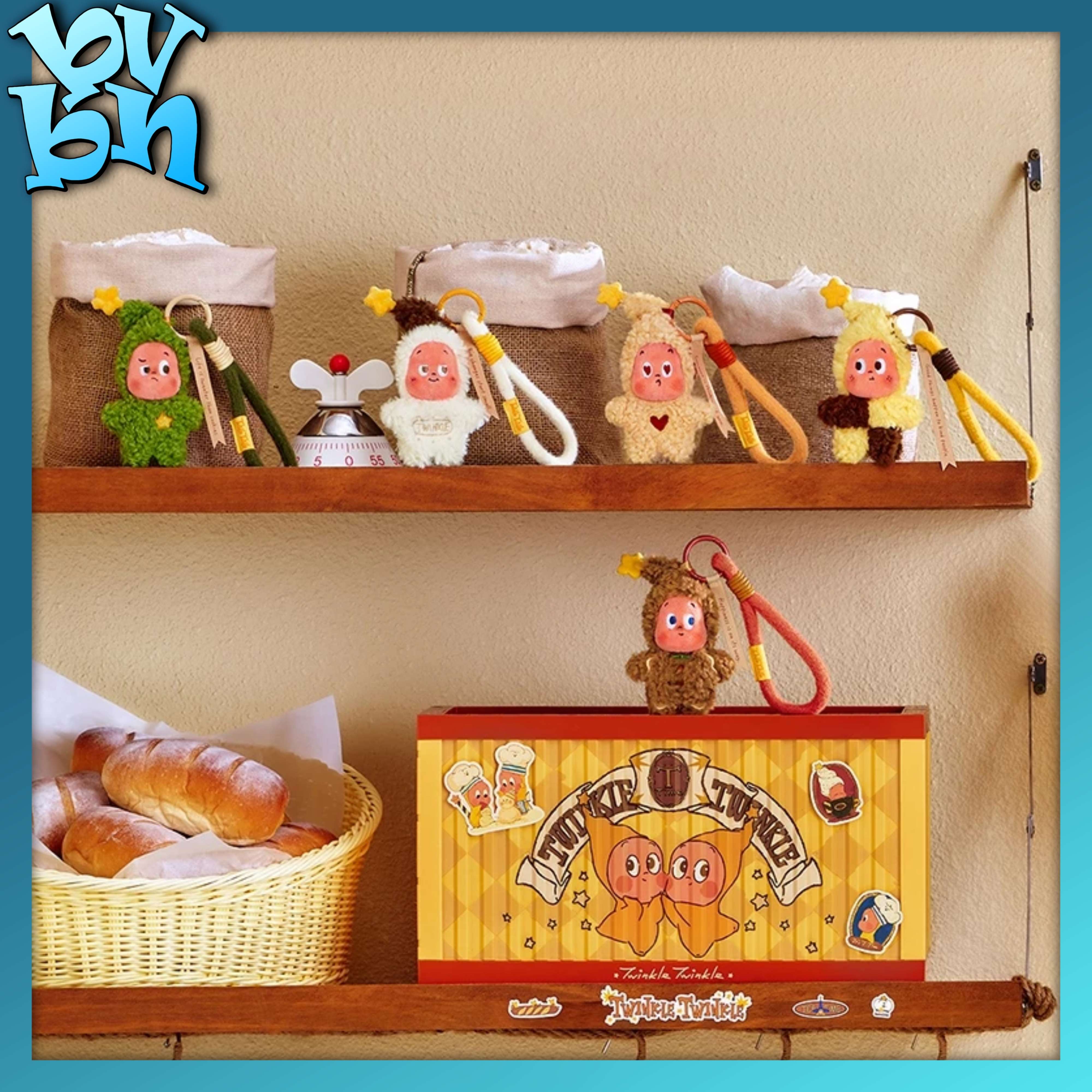 Twinkle Twinkle Savor the Moment Series-Fresh-Baked Mini Cookies Plush Pendant Blind Box